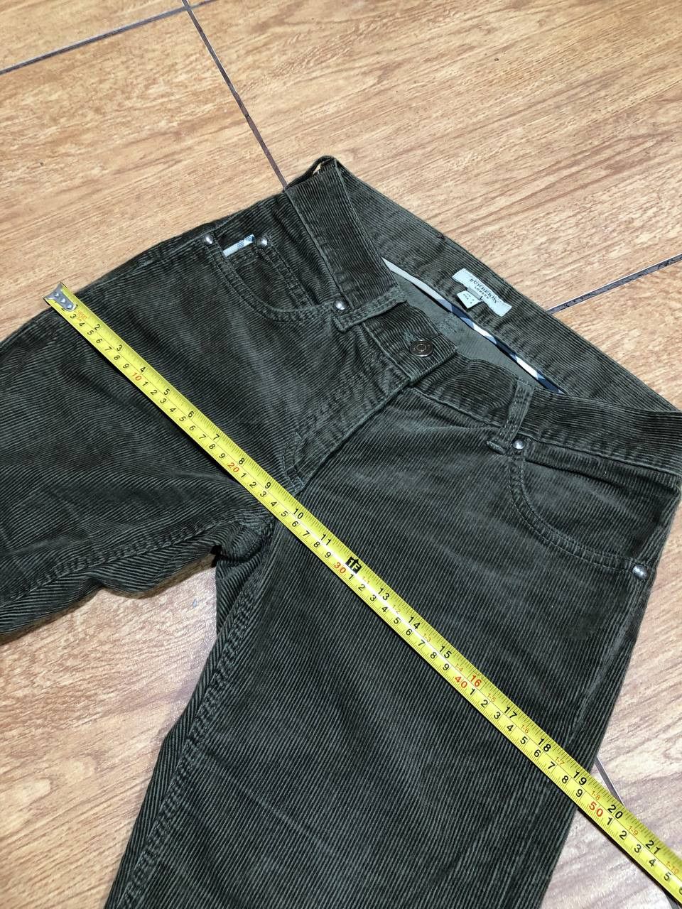 Burberry Vintage BURBERRY Womens Corduroy Chino PANTS CASUAL Size 27" / US 4 / IT 40 - 13 Thumbnail