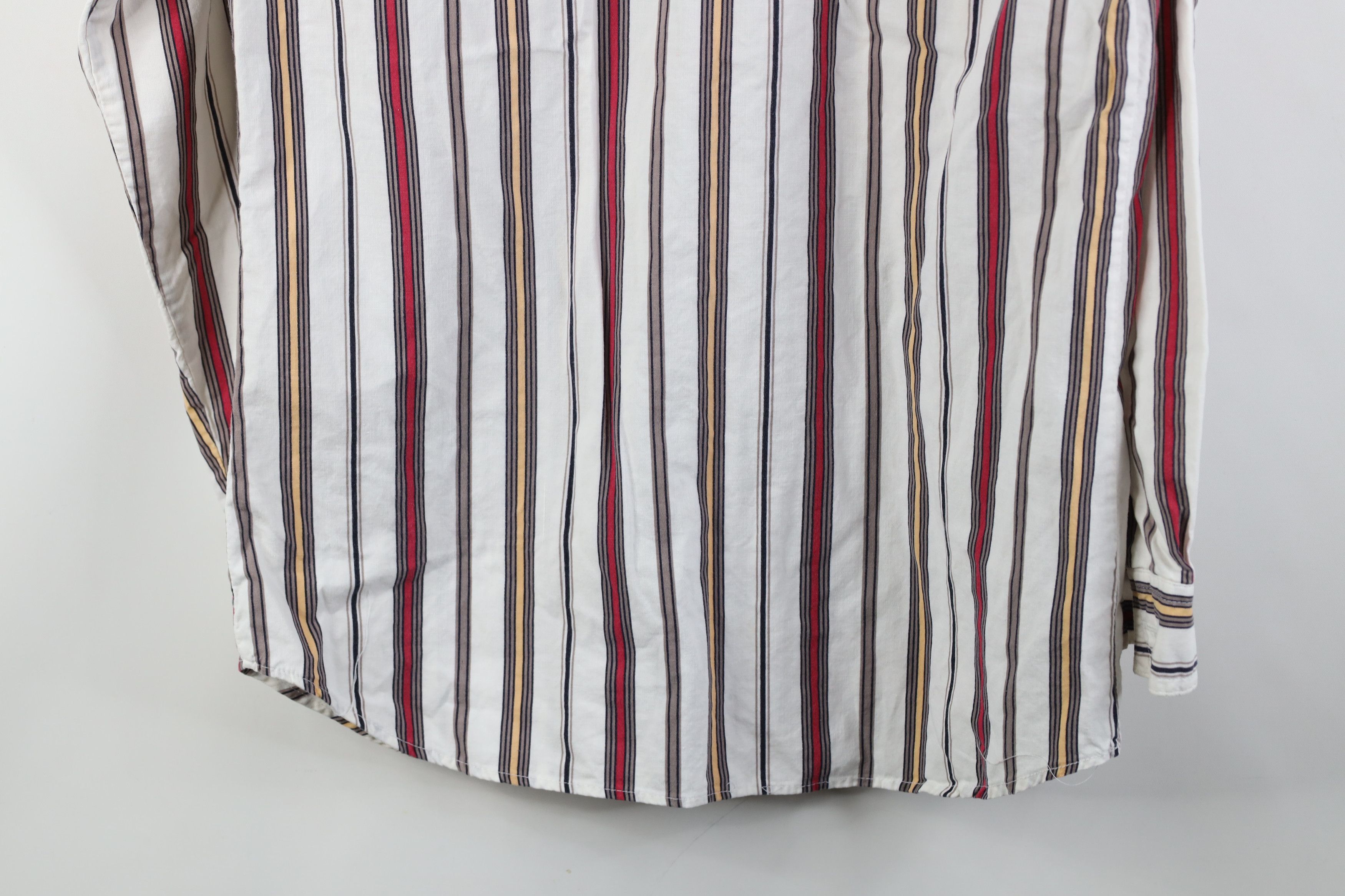 Vintage Vintage 90s Streetwear Block Collared Button Down Shirt Size US S / EU 44-46 / 1 - 12 Thumbnail