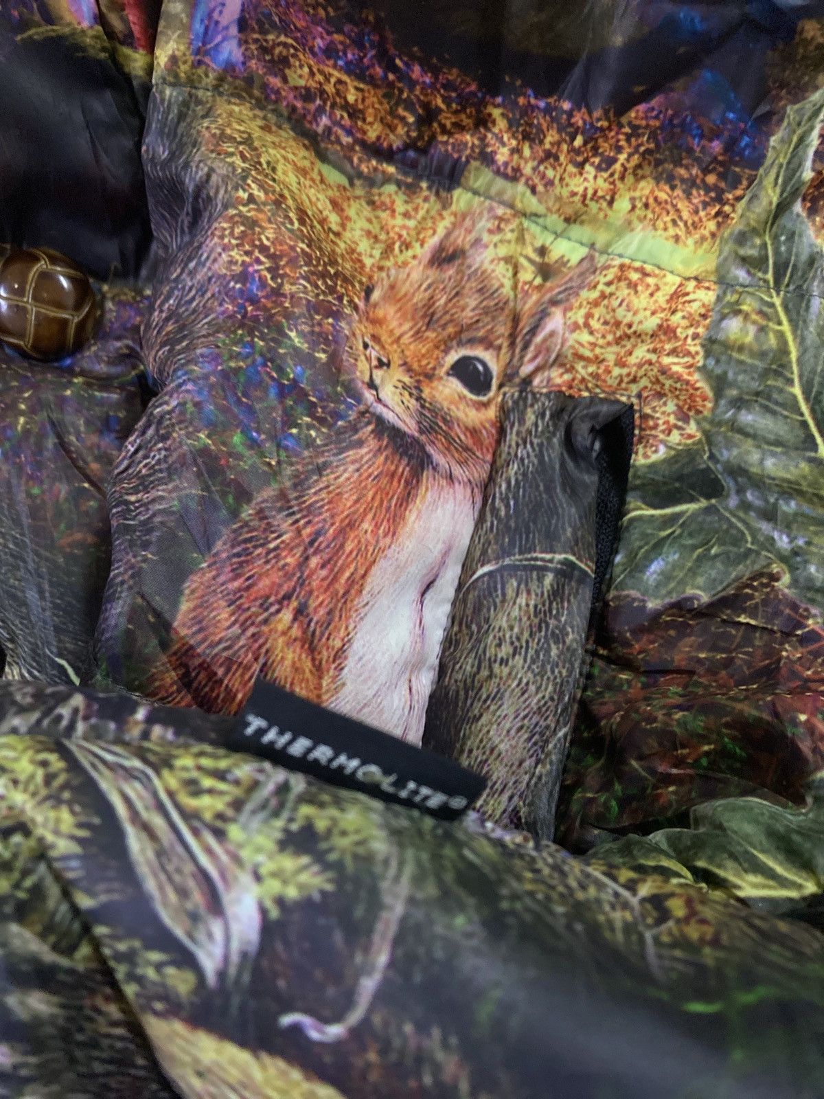 go slow caravan Go Slow Caravan Thermolite Forest Animal Print Down Vest Size US L / EU 52-54 / 3 - 4 Thumbnail