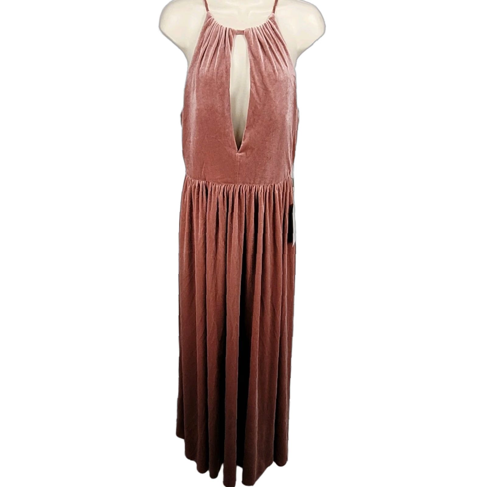 renz bridesmaid dresses AVA Velvet dress bridesmaid dress v neck long dress Custom / DarkGreen-FV78