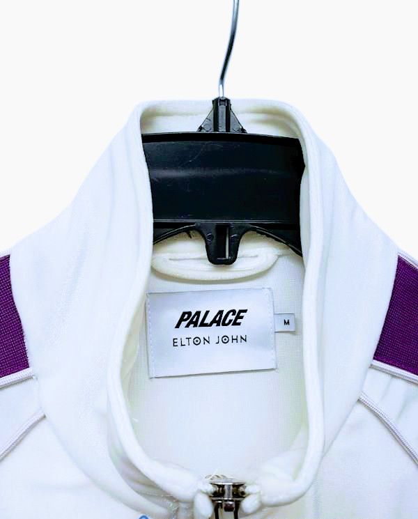 Other Palace x Elton John Velour Track Jacket White/Purple M SS22 Size M / US 6-8 / IT 42-44 - 5 Thumbnail