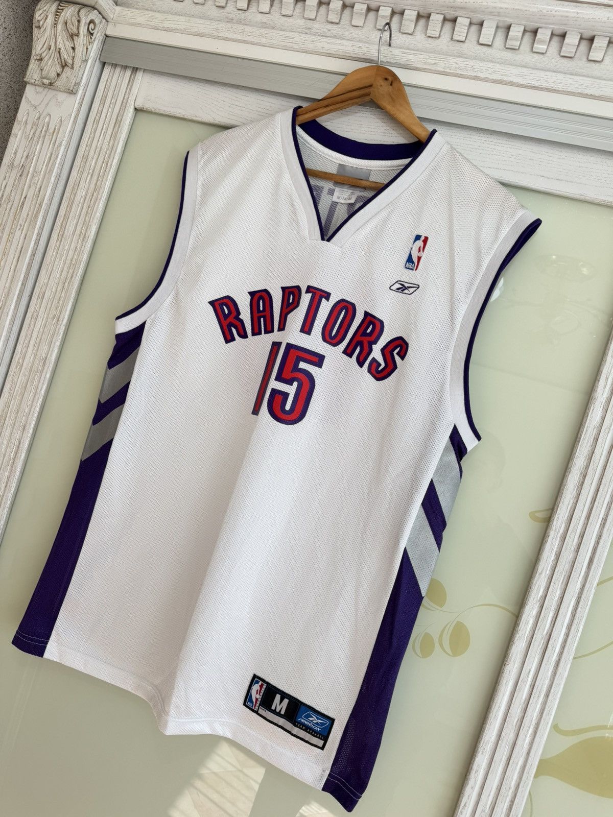 NBA × Reebok × Vintage Vintage Vince Cartet Toronto Raptors NBA Basketball Jersey Size US L / EU 52-54 / 3 - 3 Thumbnail
