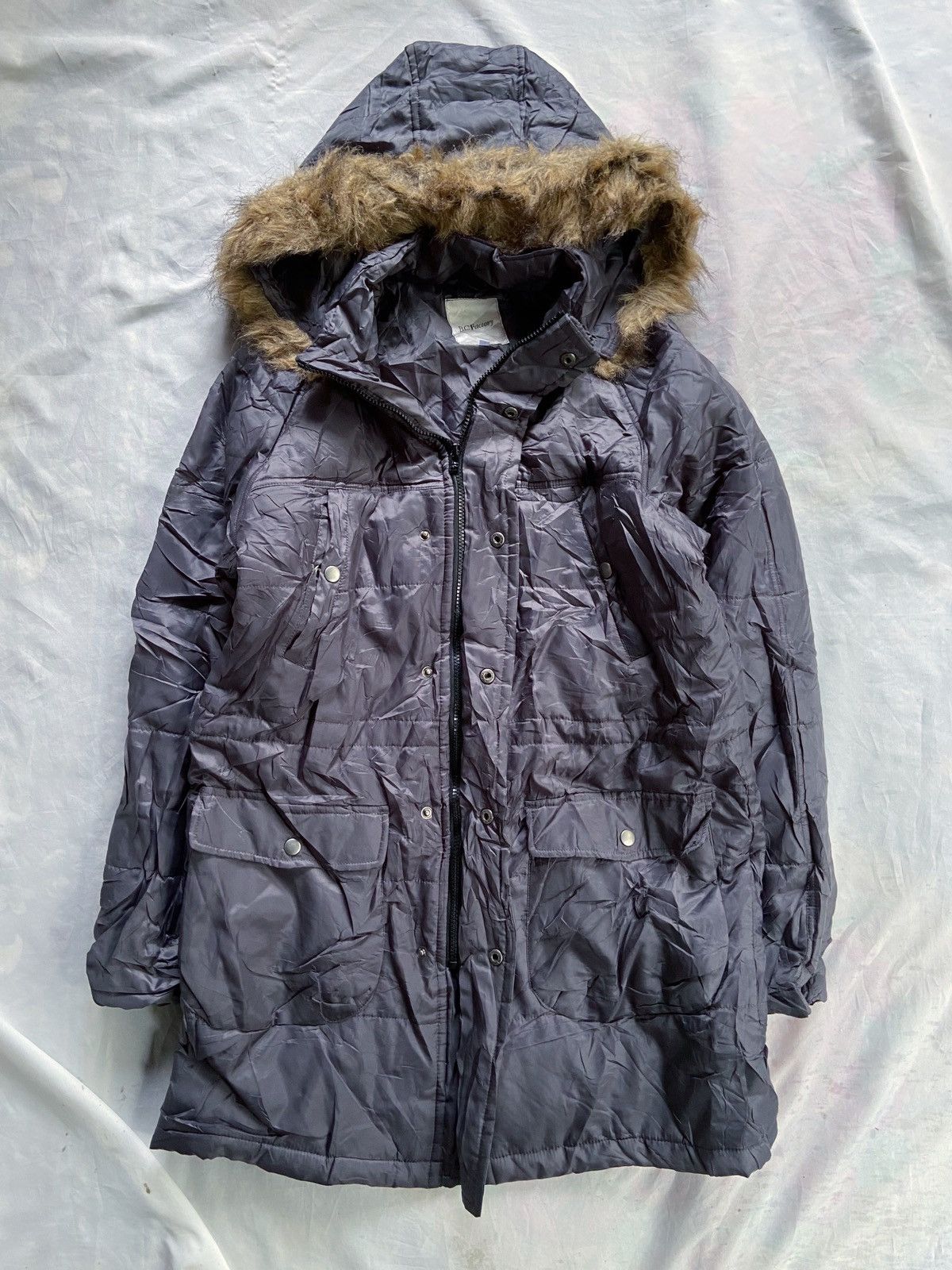 If Six Was Nine JAPANESE B.C FACTORY COAT FUR JACKET Size US L / EU 52-54 / 3 - 1 Thumbnail