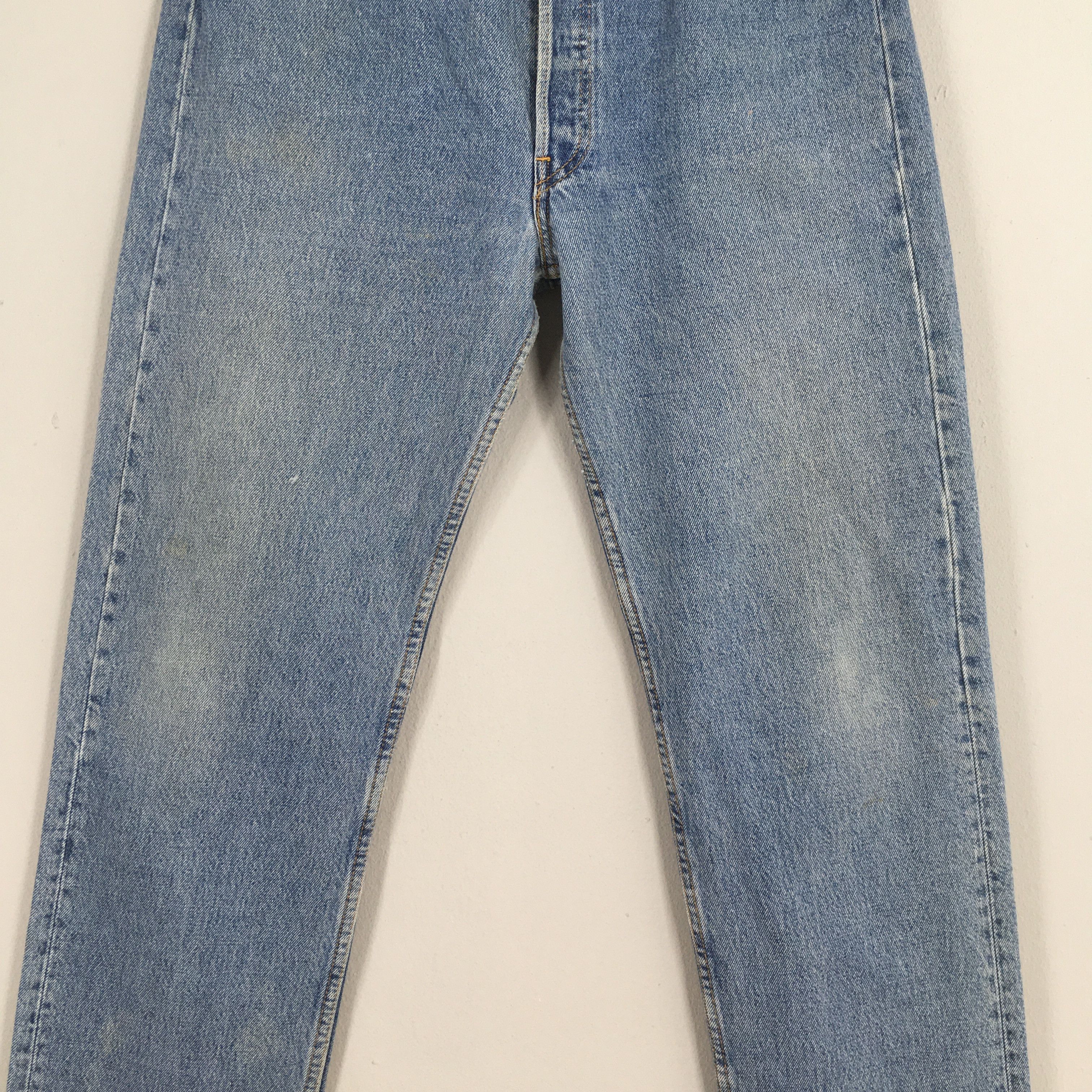 Levi's Size 32x29 Vintage 90s Levi's 501 Light Washed Jeans S969 Size US 32 / EU 48 - 3 Thumbnail