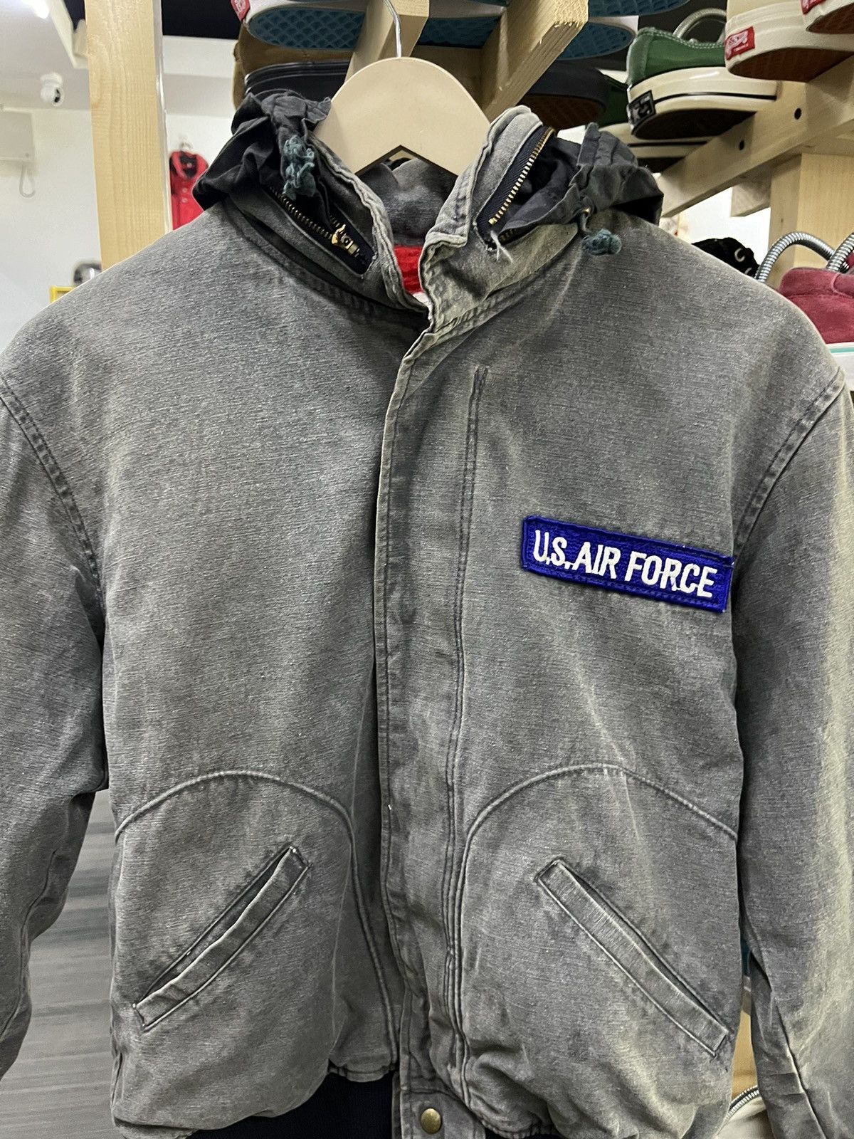 Vintage Vintage 90's US Air Force Bomber Jacket Size US M / EU 48-50 / 2 - 8 Thumbnail