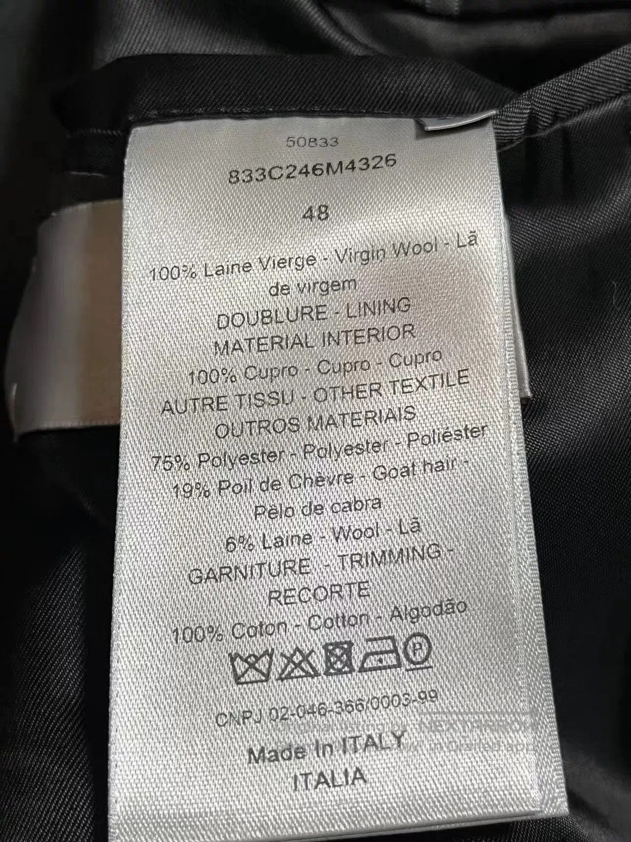 Dior Dior Black Double. Size US M / EU 48-50 / 2 - 7 Thumbnail