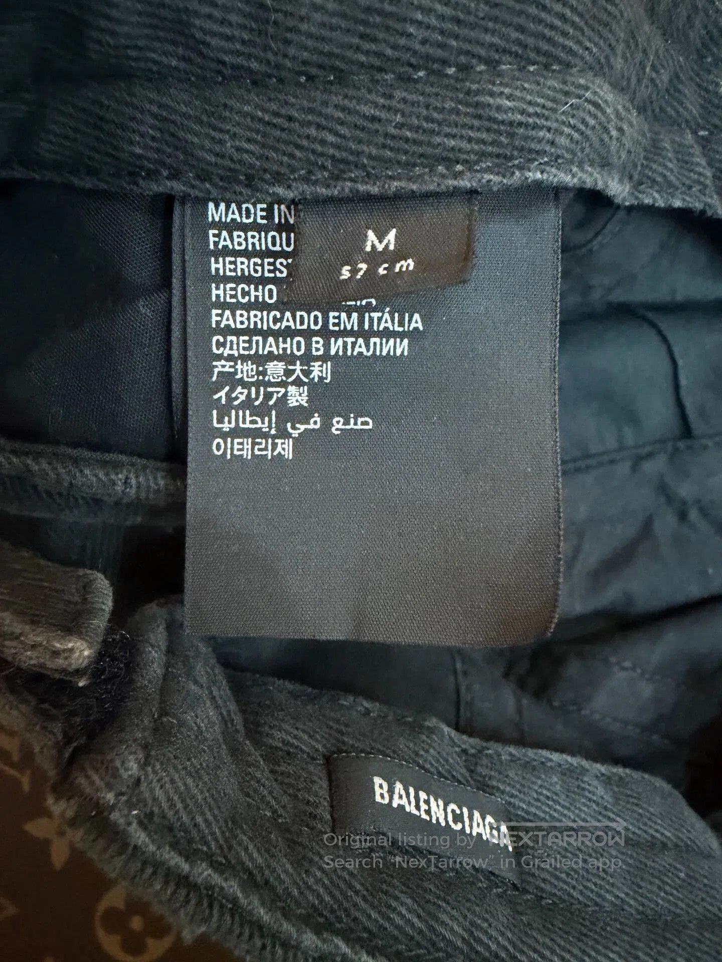 Balenciaga Balenciaga Distressed Wheat Ear Baseball Cap. Size ONE SIZE - 4 Thumbnail