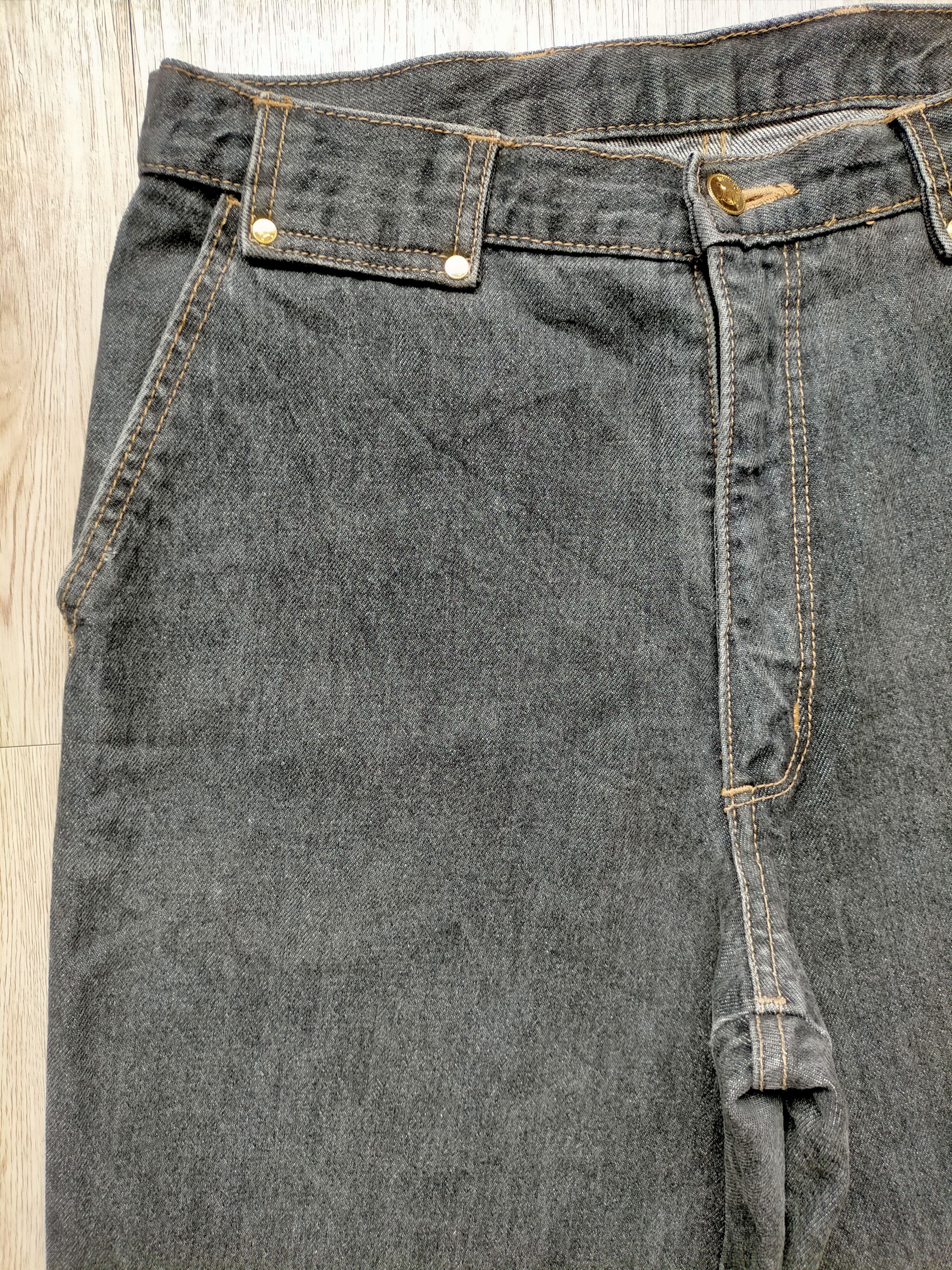 Celine 90s Celine Paris Black Denim Pants Size US 32 / EU 48 - 4 Thumbnail