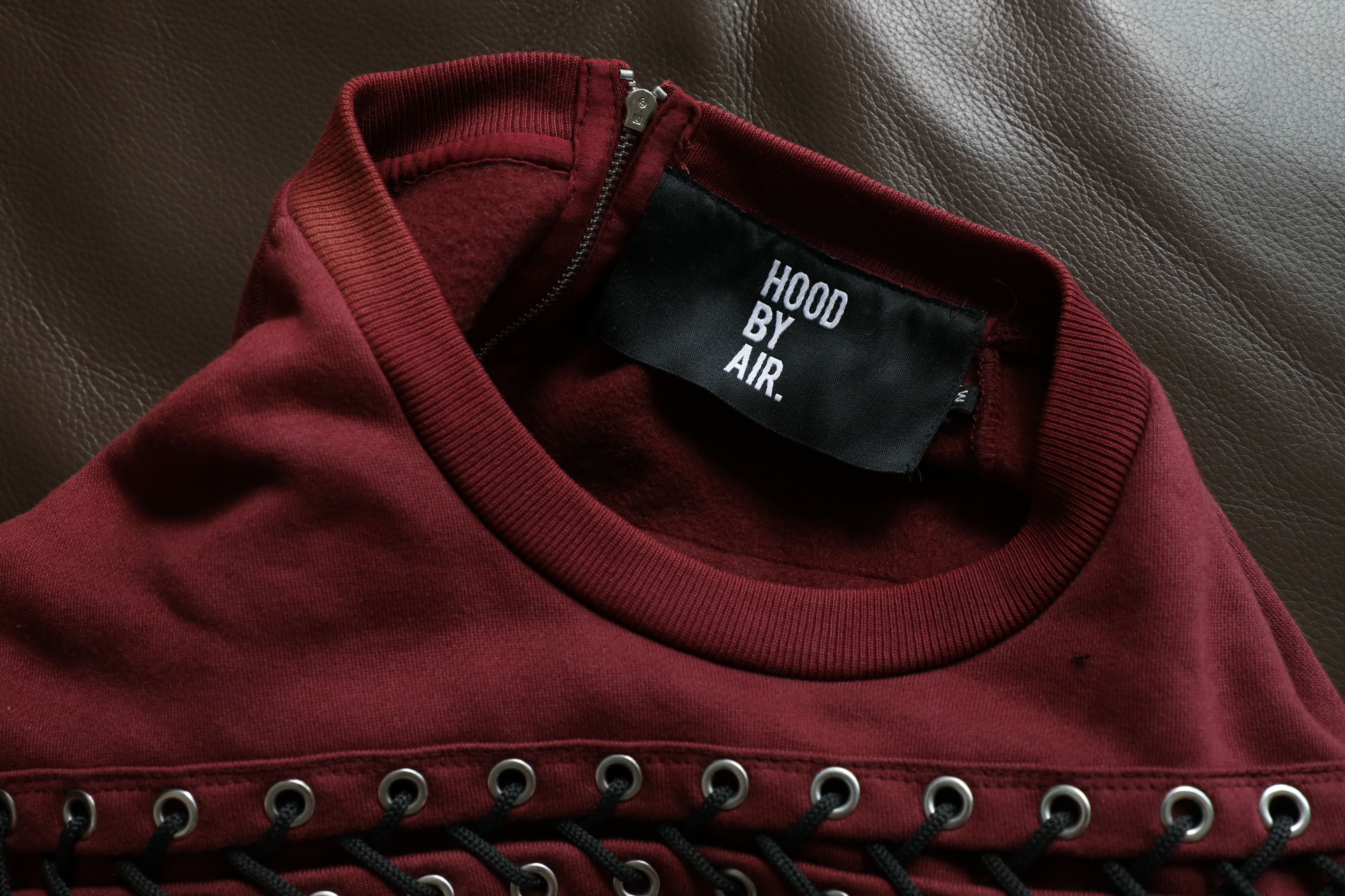Hood By Air FW14 Grommet Lace-Up Sweater Size US M / EU 48-50 / 2 - 7 Thumbnail