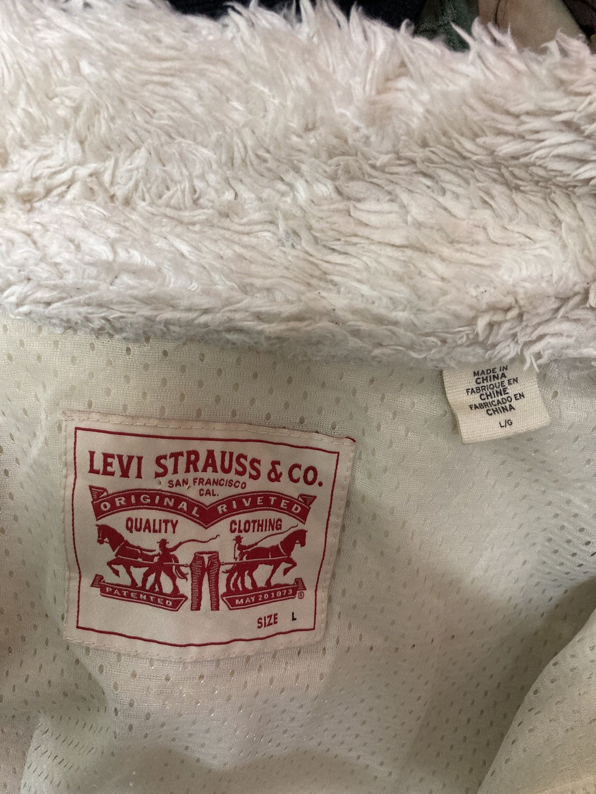 Japanese Brand Levis winter jacket Size US L / EU 52-54 / 3 - 5 Thumbnail
