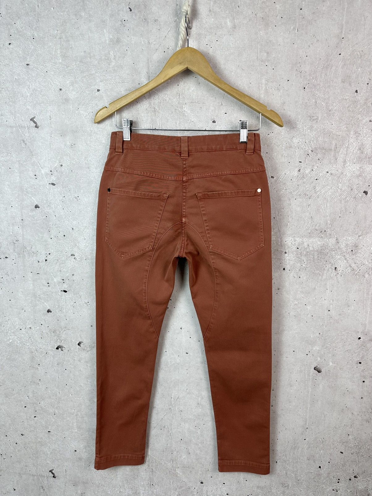 Brunello Cucinelli Brunello Cucinelli Made in Itay Brownish-Orange Pants Size 26" / US 2 / IT 38 - 8 Thumbnail