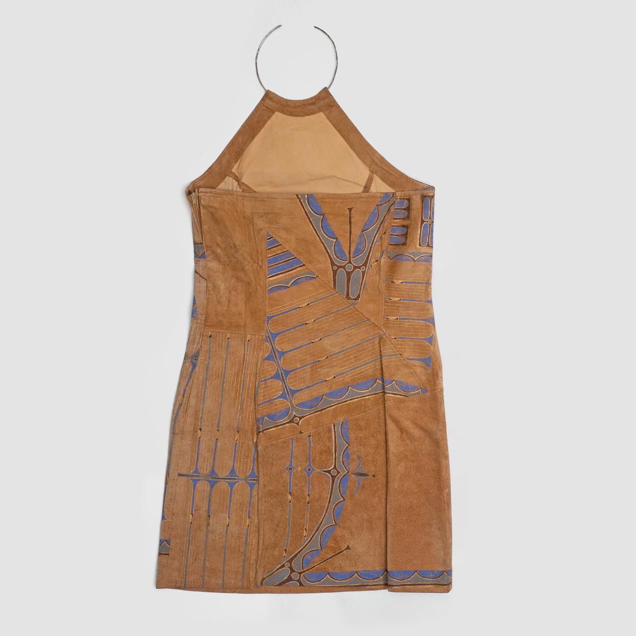 Other Kyoichi Fujita FW 97/98 Halter Suede Dress japanese brand Size S / US 4 / IT 40 - 2 Thumbnail