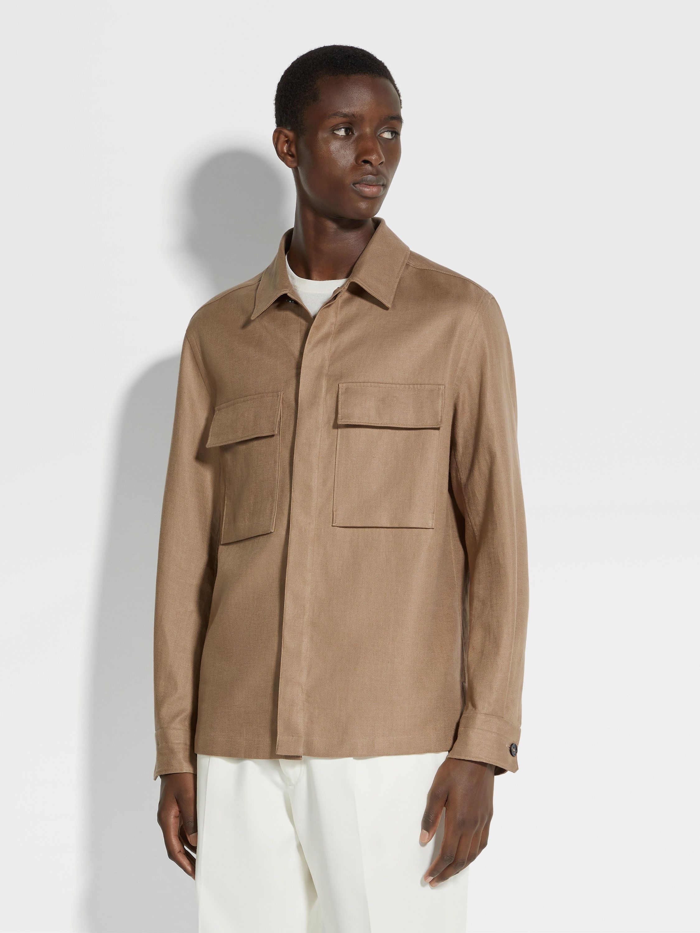 Ermenegildo Zegna o1s1rm0225 RUDV60A7 Jacket in Brown Size US XXL / EU 58 / 5 - 4 Thumbnail