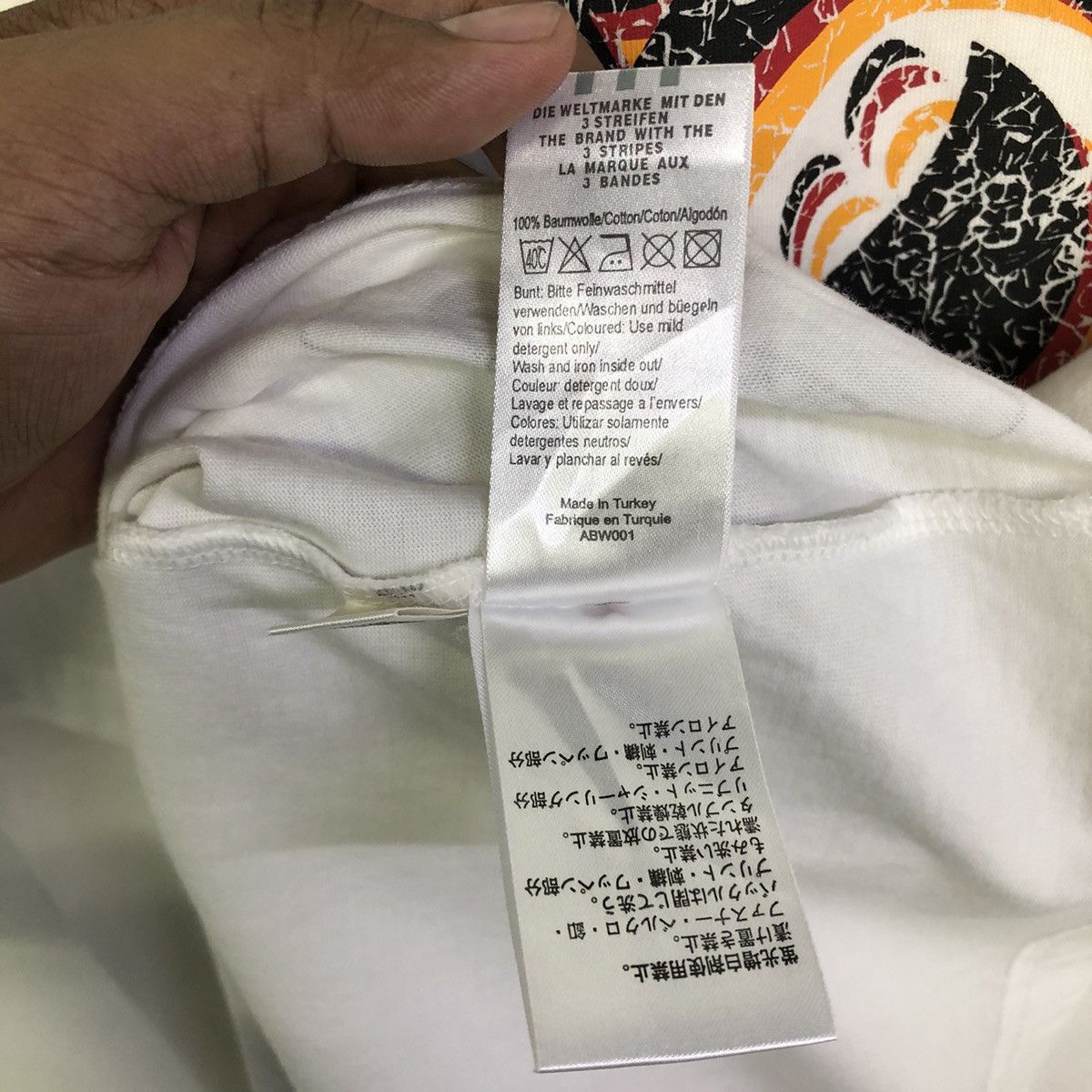 Adidas Vintage 06 Adidas Germany FIFA World Cup Logo Grafiti Tshirt Size US M / EU 48-50 / 2 - 11 Thumbnail
