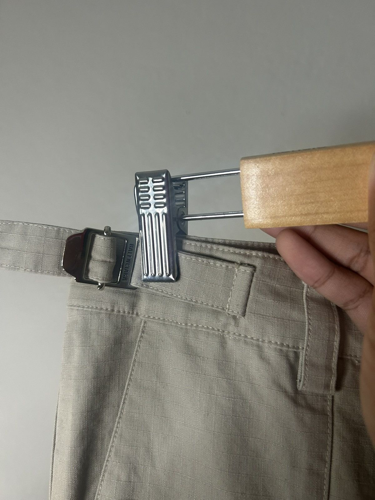 Balenciaga Balenciaga Tan Flared Convertible Cargos Size US 32 / EU 48 - 4 Thumbnail