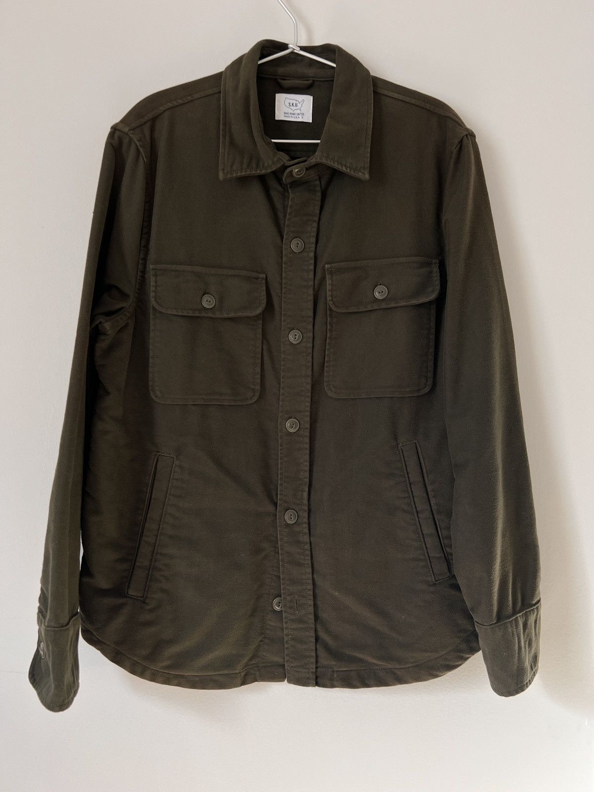 Save Khaki United CPO Moleskin Shacket Size US S / EU 44-46 / 1 - 1 Thumbnail