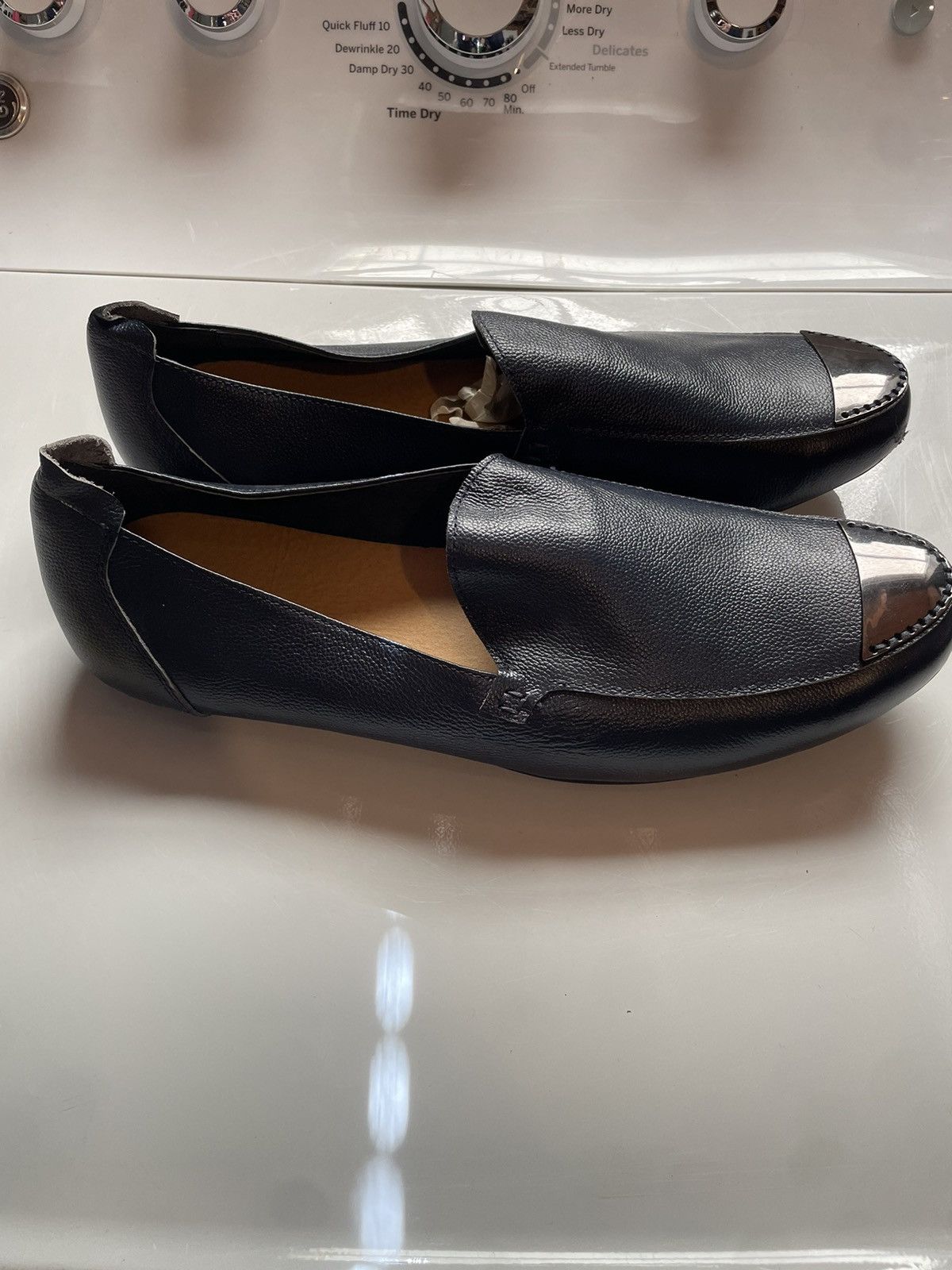 Versace Versace Slip On Leather Shoes, Blue (14) Size US 14 / EU 47 - 4 Thumbnail