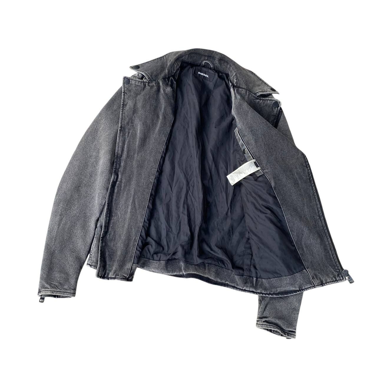 Diesel DIESEL BIKER JACKET FADED BLACK MEDIUM Size US M / EU 48-50 / 2 - 10 Thumbnail