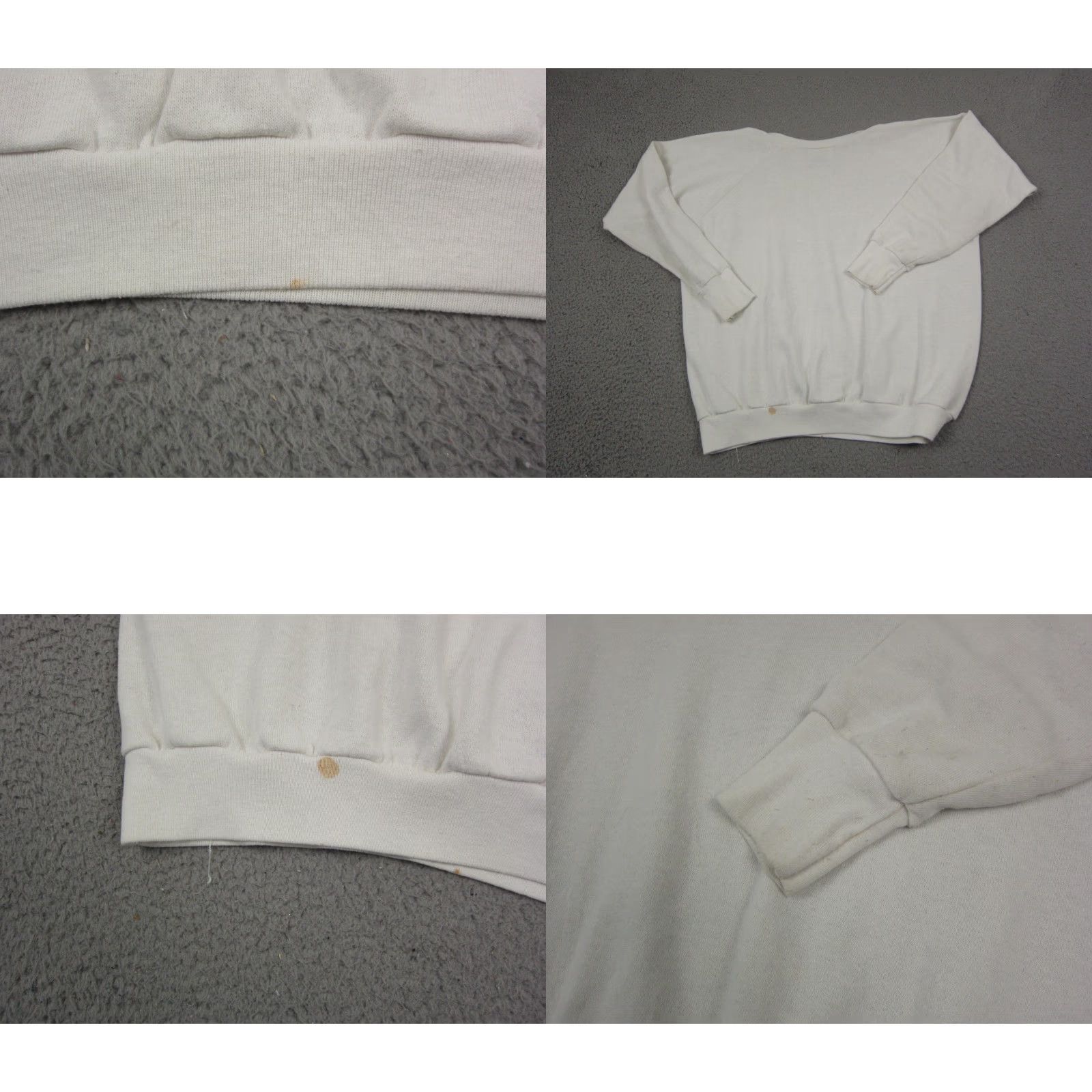 Vintage VINTAGE Healthknit Grandpa Sweatshirt Mens XL White Pullover 90s Care: Machine Washable Pocketed Crew Neck All Seasons Size US XL / EU 56 / 4 - 9 Thumbnail