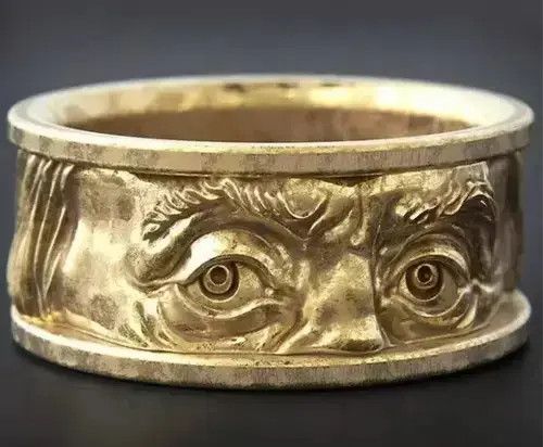 Japanese Brand Benjamin Franklin Gold Ring(custom listing) Size ONE SIZE - 2 Thumbnail