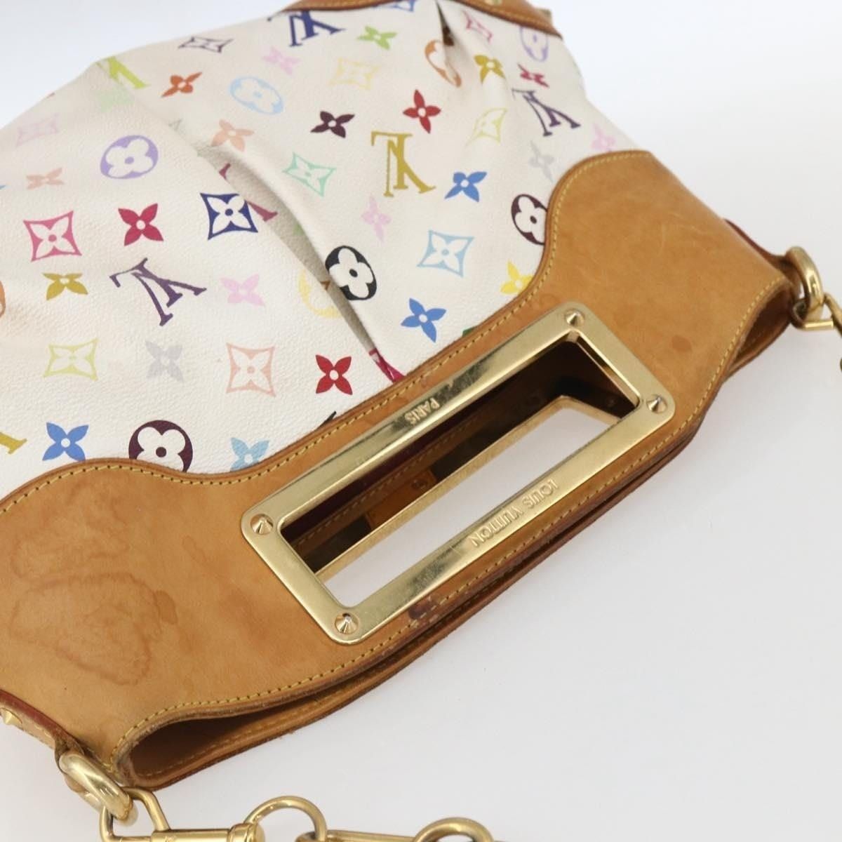 Louis Vuitton Louis Vuitton Monogram Multicolor Judy MM Handbag White Size ONE SIZE - 10 Thumbnail