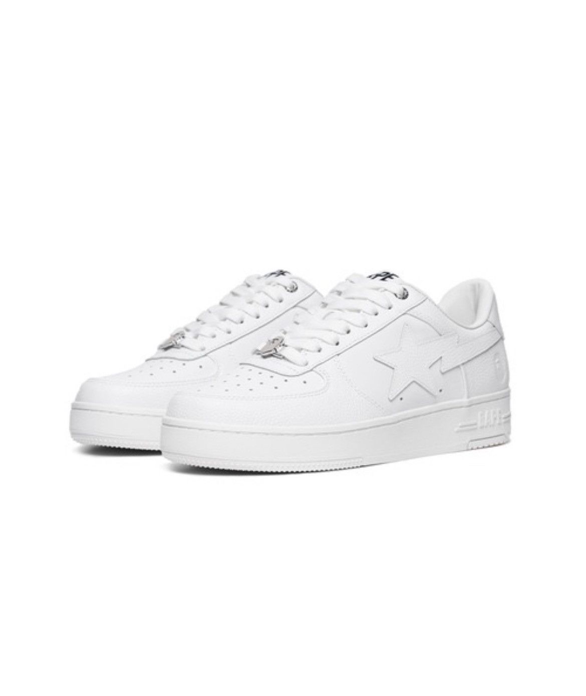 Bape BAPE STA All white size 9 Size US 9 / EU 42 - 2 Thumbnail