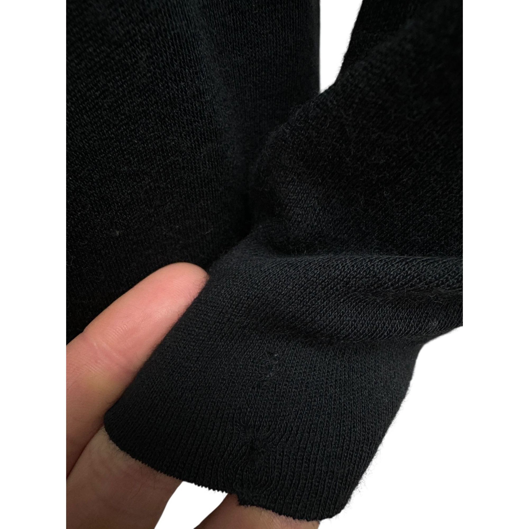 Yves Saint Laurent 1970s Black Wool Wrap Dress Size M / US 6-8 / IT 42-44 - 7 Thumbnail