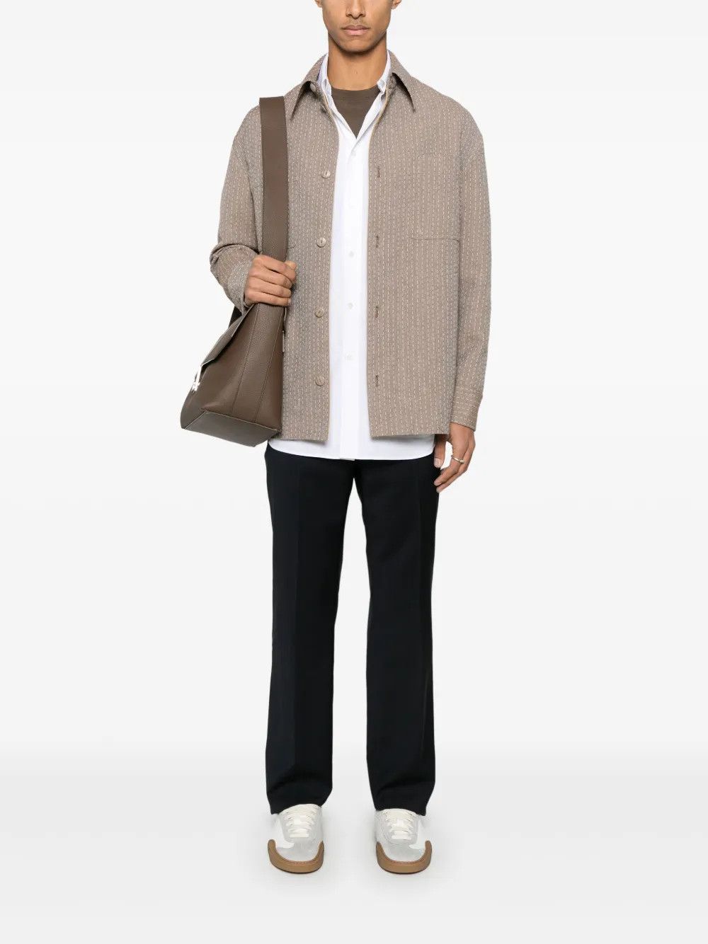 Fendi o1B3y1r0526 Jacket in Beige Size US M / EU 48-50 / 2 - 4 Thumbnail