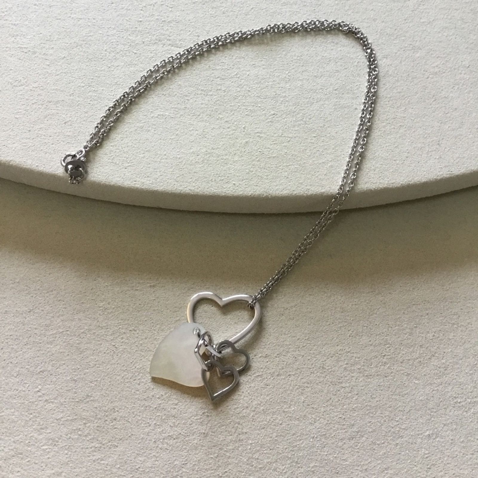 Other Sterling Silver Multi-Hearts Necklace Size ONE SIZE - 1 Thumbnail