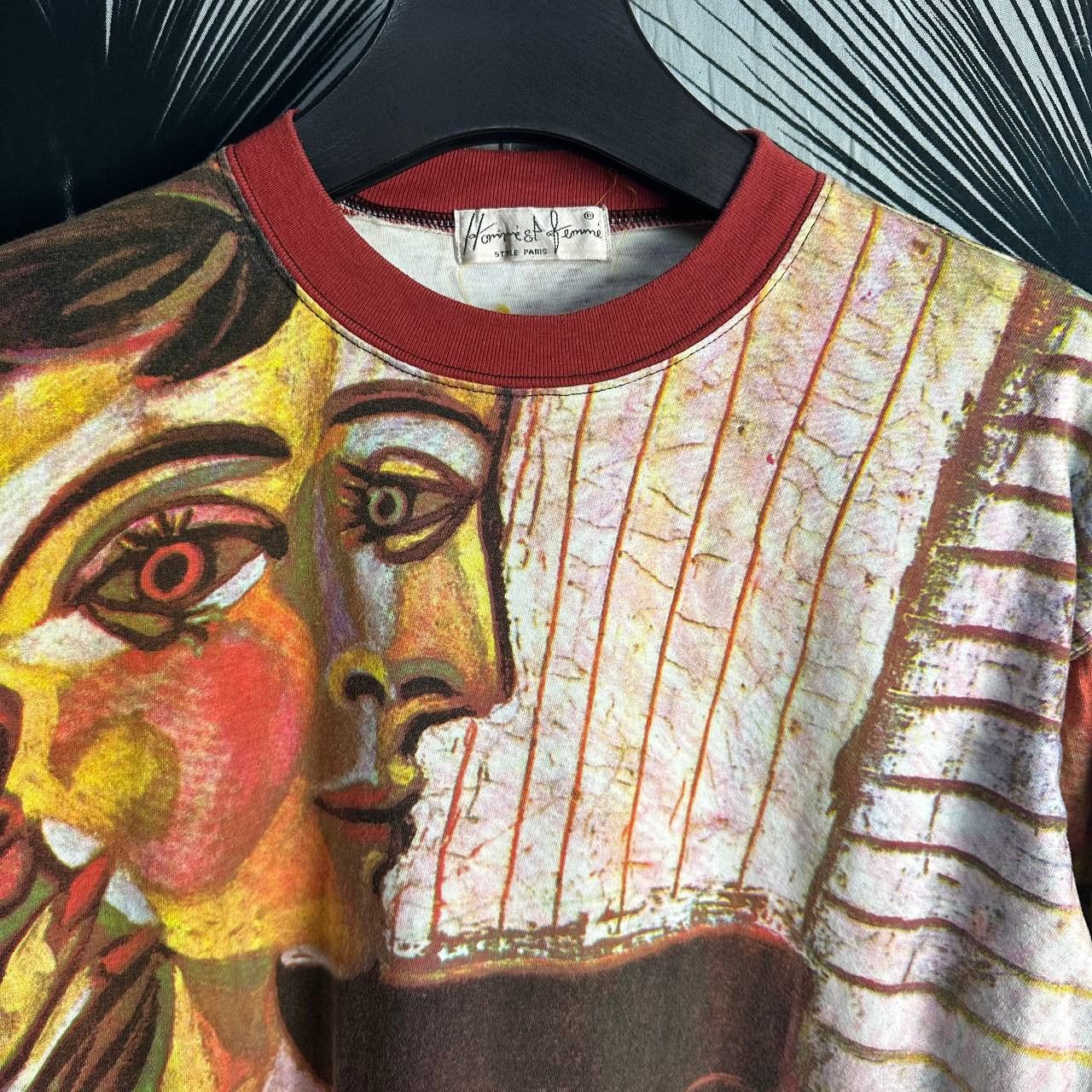 Vintage VINTAGE 1988 Pablo Picasso Dora Maar AOP Long Sleeve Shirt Size US XL / EU 56 / 4 - 5 Thumbnail