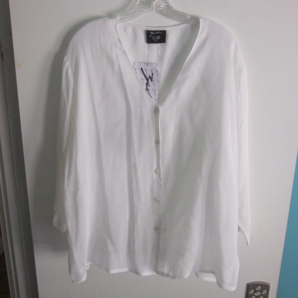 Vintage Zashi Sheer Top Size XL NWT Size XL / US 12-14 / IT 48-50 - 1 Thumbnail