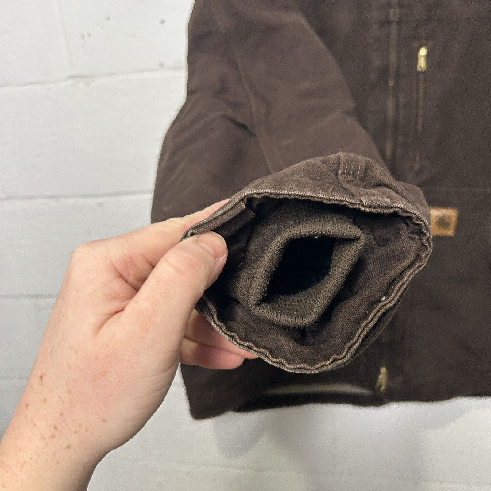 Carhartt Vintage Carhartt Sherpa-Lined Ridge Jacket “Dark Brown” C61 Size US XL / EU 56 / 4 - 9 Thumbnail