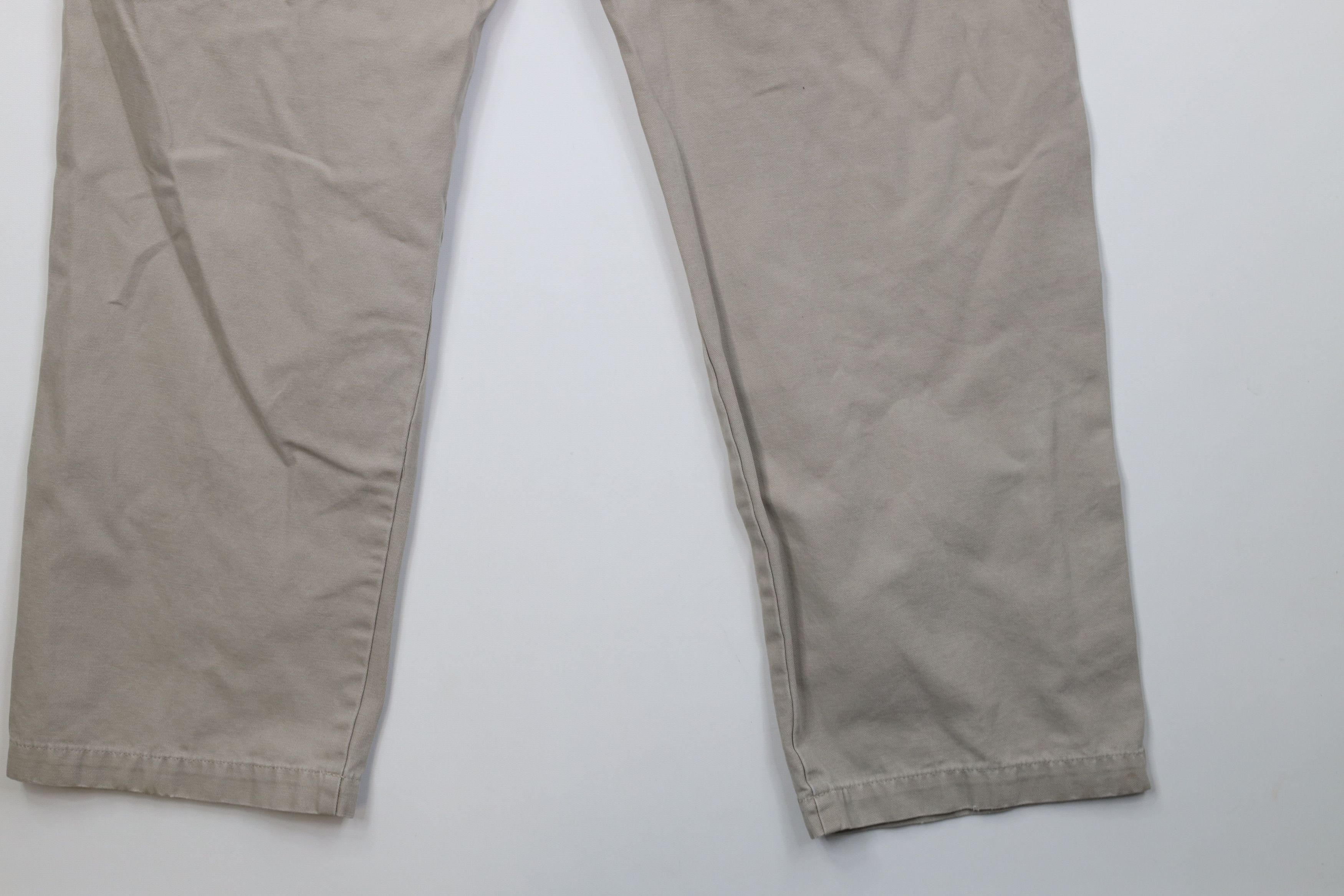Vintage Vintage 90s Streetwear Wide Leg Cargo Pants Beige Cotton Size US 36 / EU 52 - 12 Thumbnail