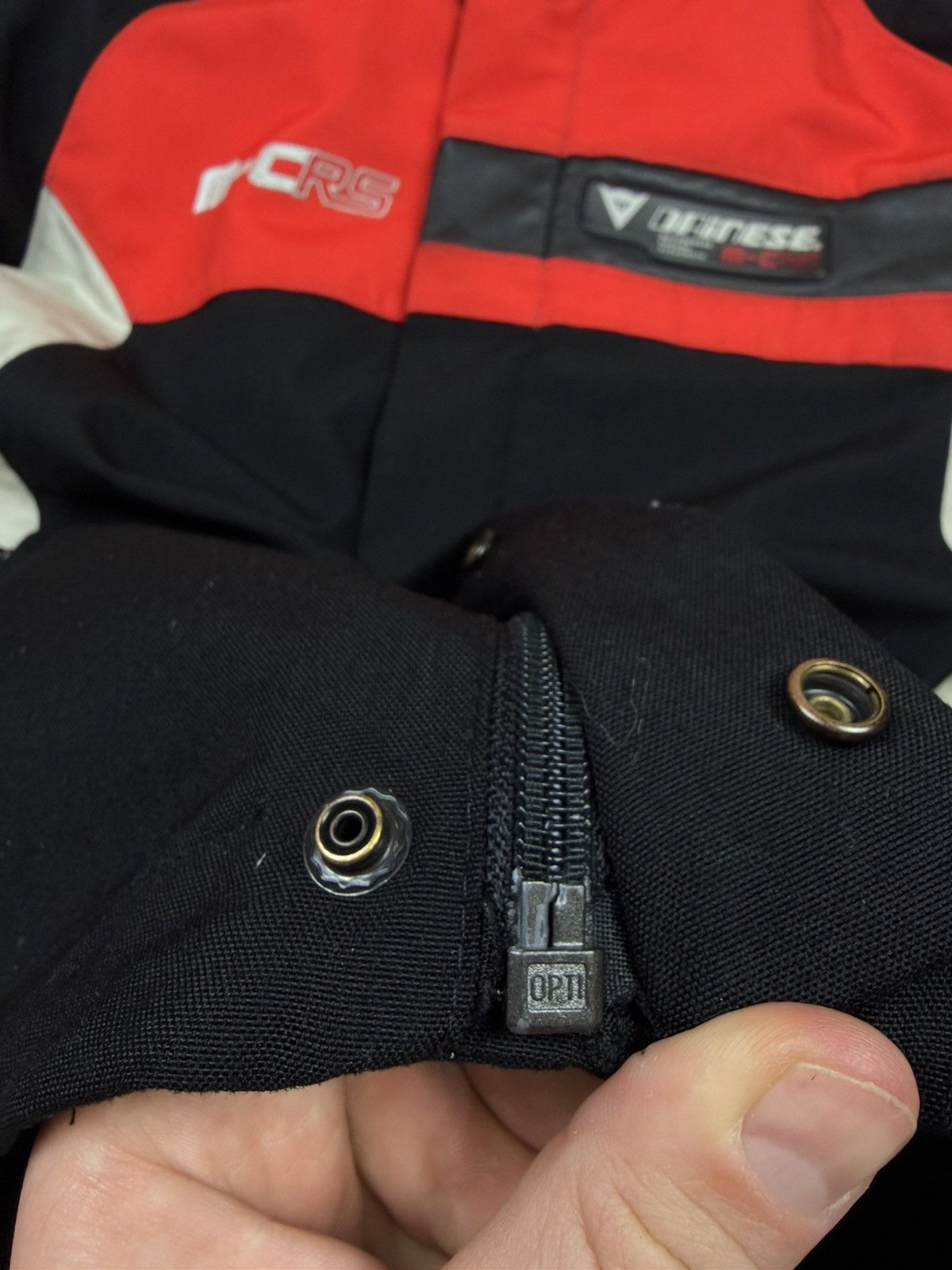 Dainese Vintage Dainese M-CRS Racing Jacket Red/Black Bikercore Sz L Size US L / EU 52-54 / 3 - 14 Thumbnail