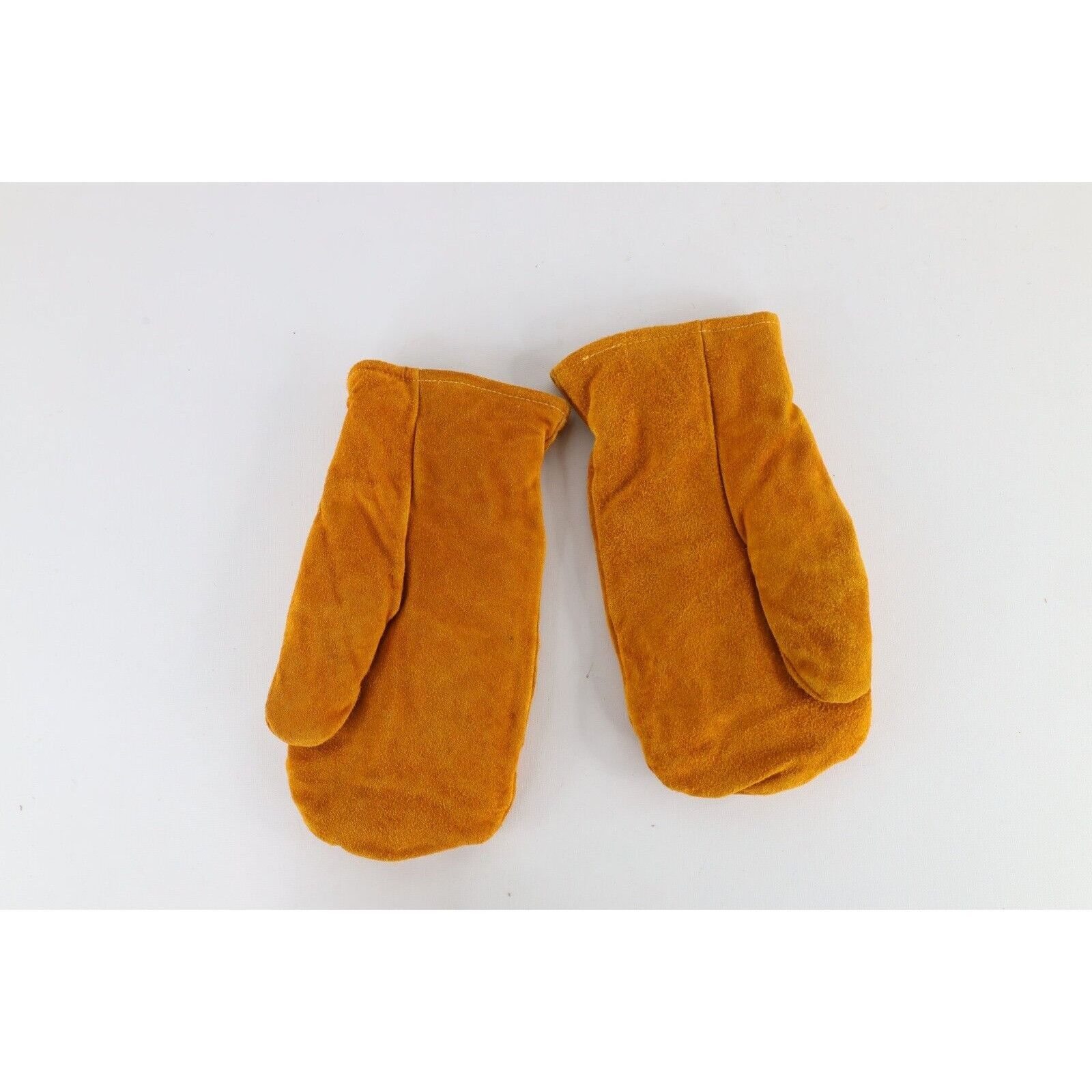 Vintage Vintage 70s Streetwear Suede Leather Deep Pile Fleece Gloves Size ONE SIZE - 2 Thumbnail
