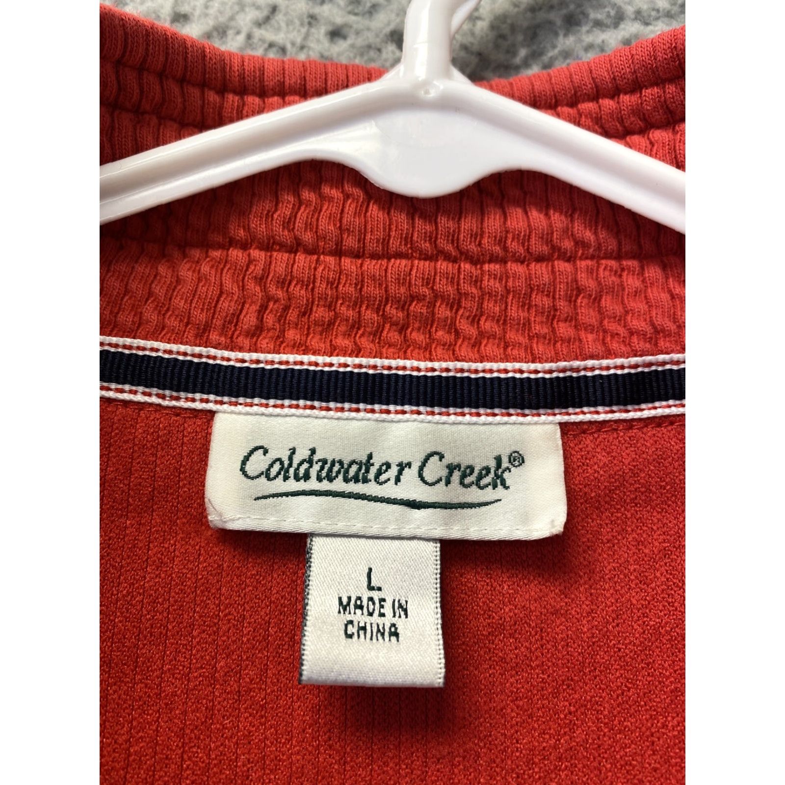 Coldwater Creek Coldwater Creek high Neck Sweater Womens L Coral Cozy Cableknit Pullover 105-12 Size L / US 10 / IT 46 - 3 Thumbnail