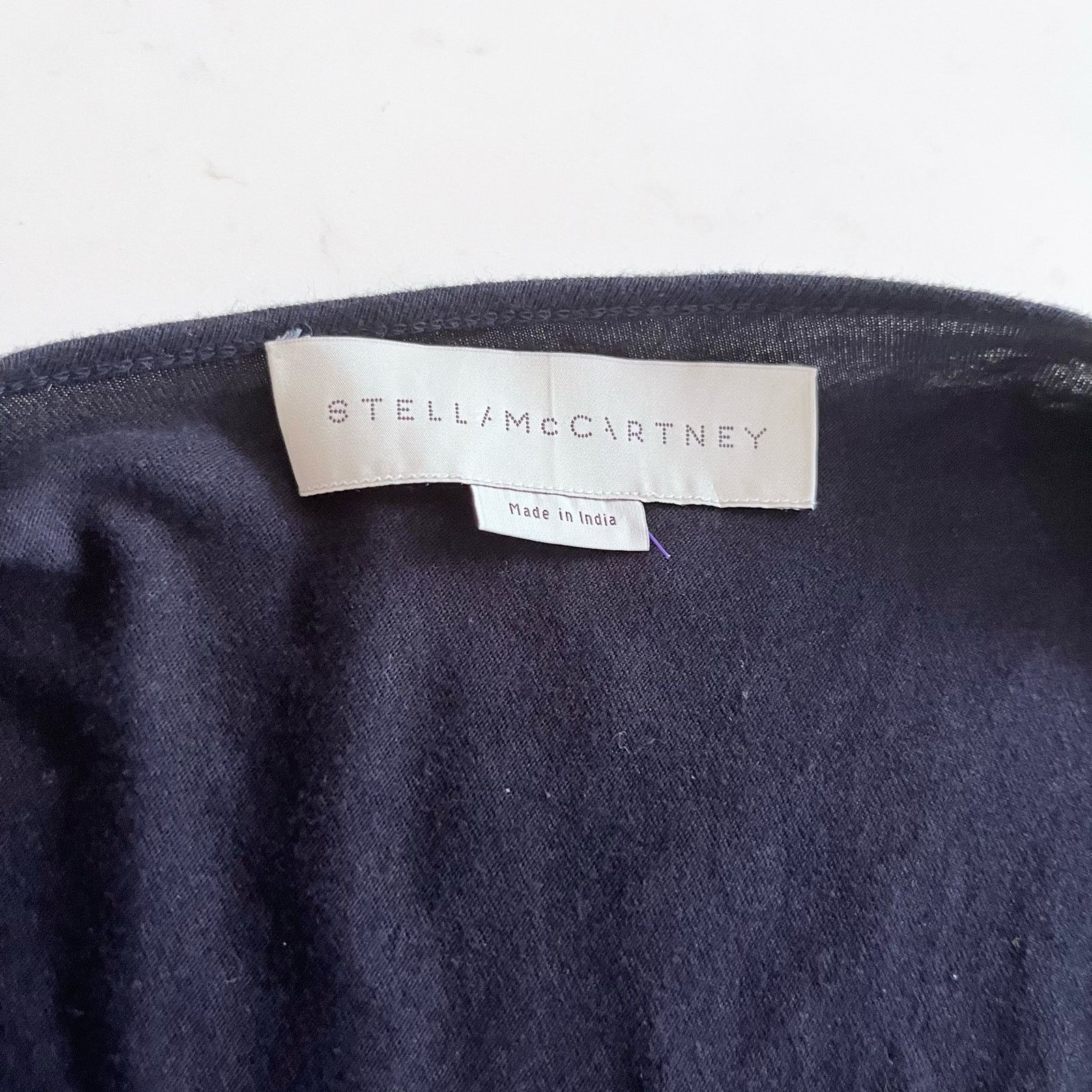 Stella McCartney STELLA MCCARTNEY Navy Embellished Jeweled Sleeveless Tunic Size M / US 6-8 / IT 42-44 - 7 Thumbnail