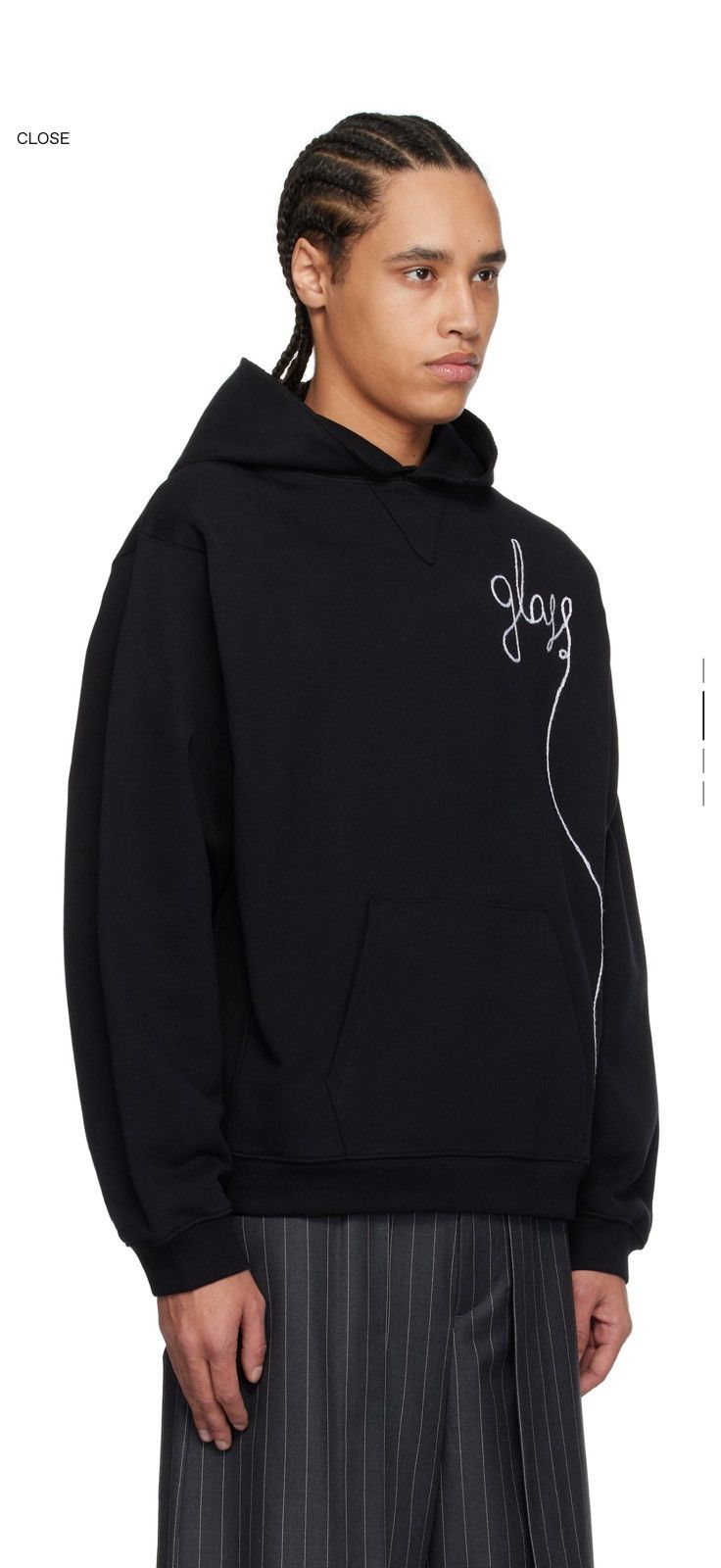 Glass Cypress Glass Cypress black pullover hoodie Size US S / EU 44-46 / 1 - 2 Thumbnail