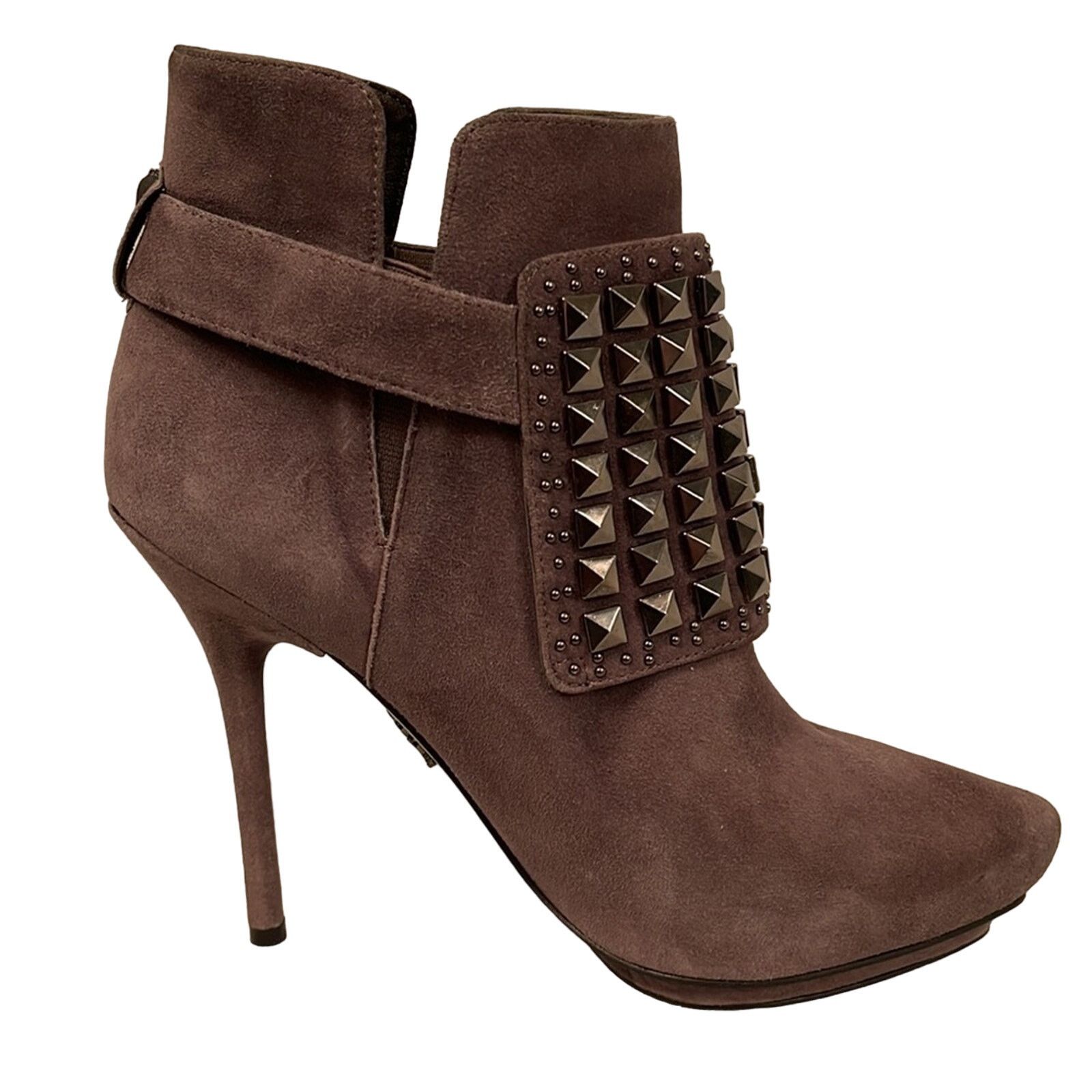 Rock & Republic Rock & Republic Suede Studded Cuff Booties Sz US 7.5 EU 38 Size US 7.5 / IT 37.5 - 3 Thumbnail