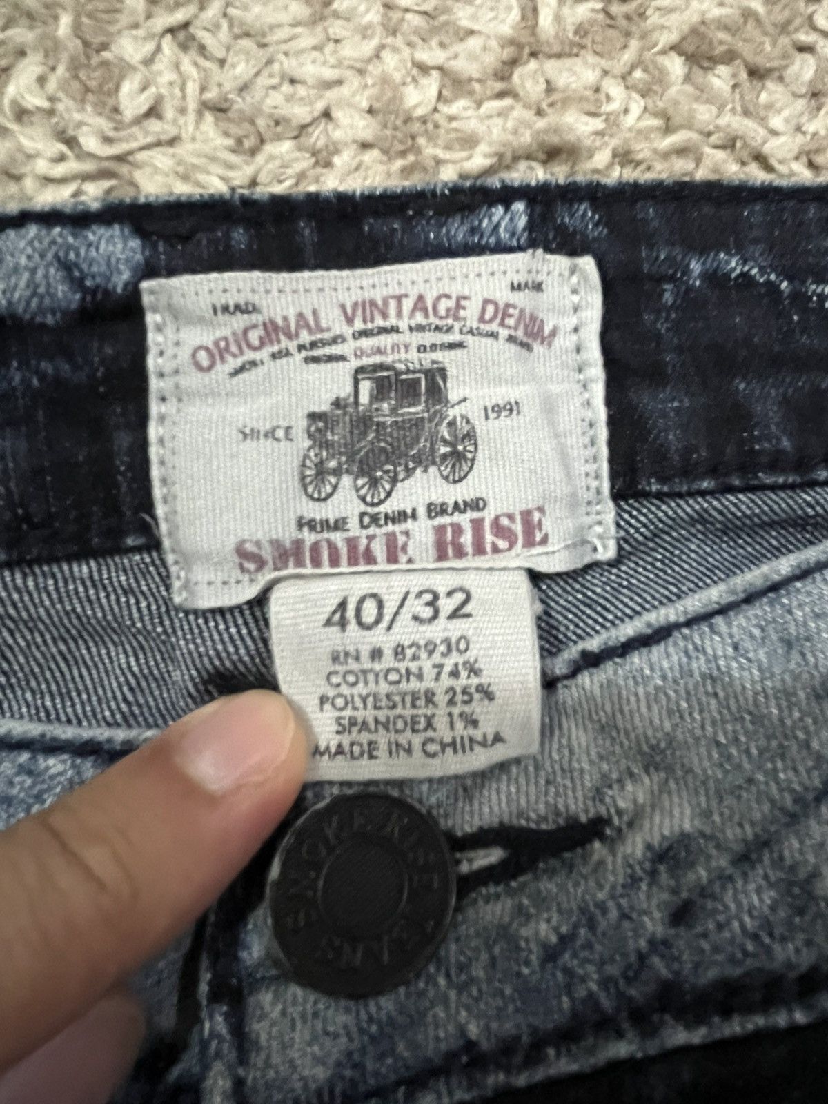Smoke Rise Undercover Smoke Rise Distressed Boro Punk Jeans Size US 40 / EU 56 - 9 Thumbnail