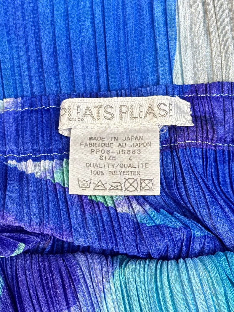 Issey Miyake Issey Miyake Blue watercolor cardigan Size L / US 10 / IT 46 - 5 Thumbnail