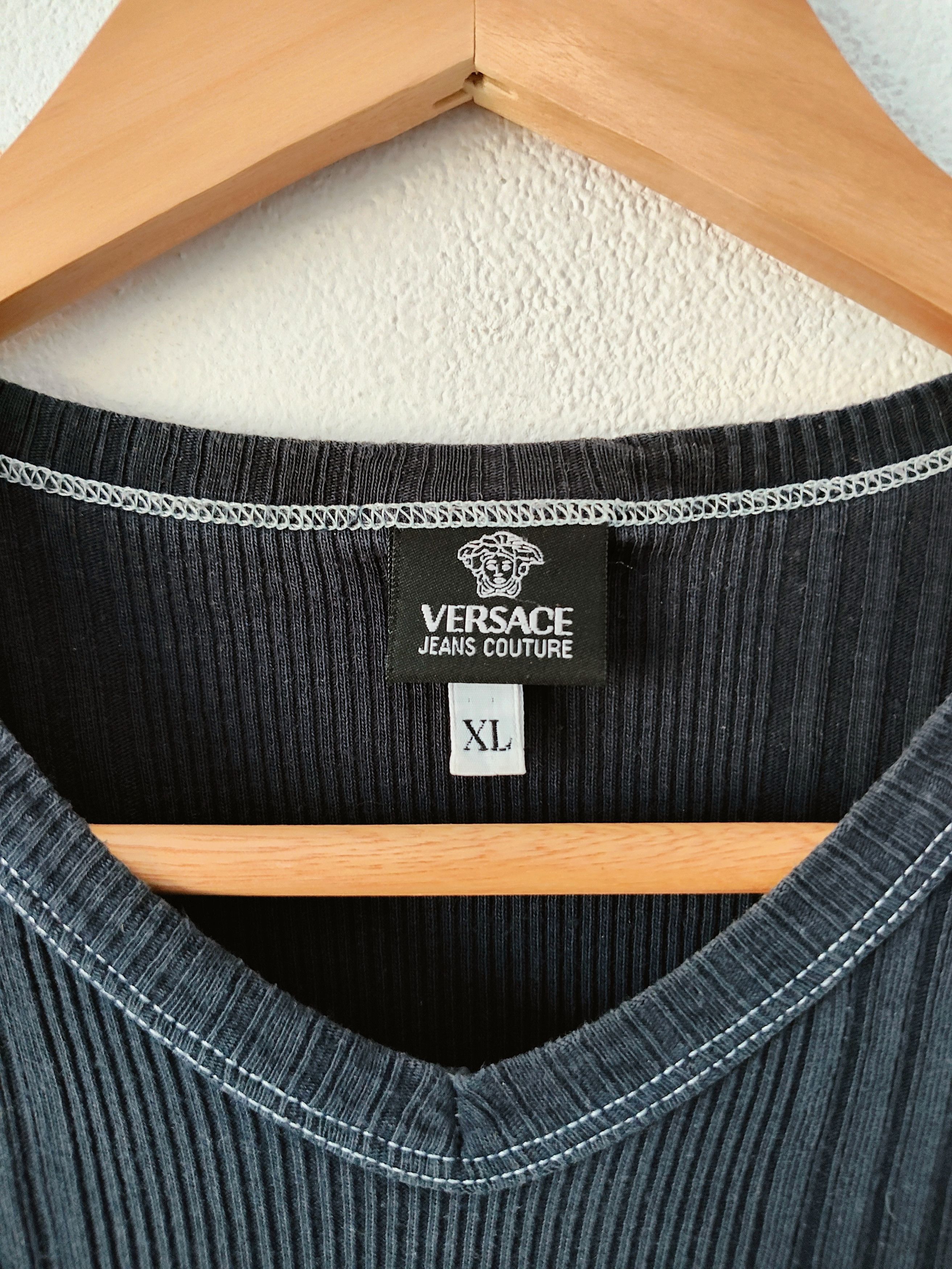 Versace Jeans Couture VINTAGE RIBBED TEE Size US XL / EU 56 / 4 - 3 Thumbnail