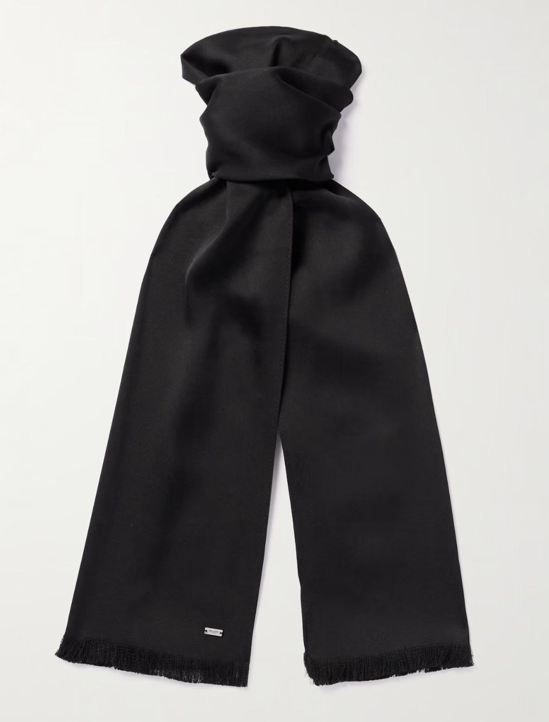 Anthony Vaccarello Evening Scarf in Silk Satin - Gift bag Included Size ONE SIZE - 1 Thumbnail