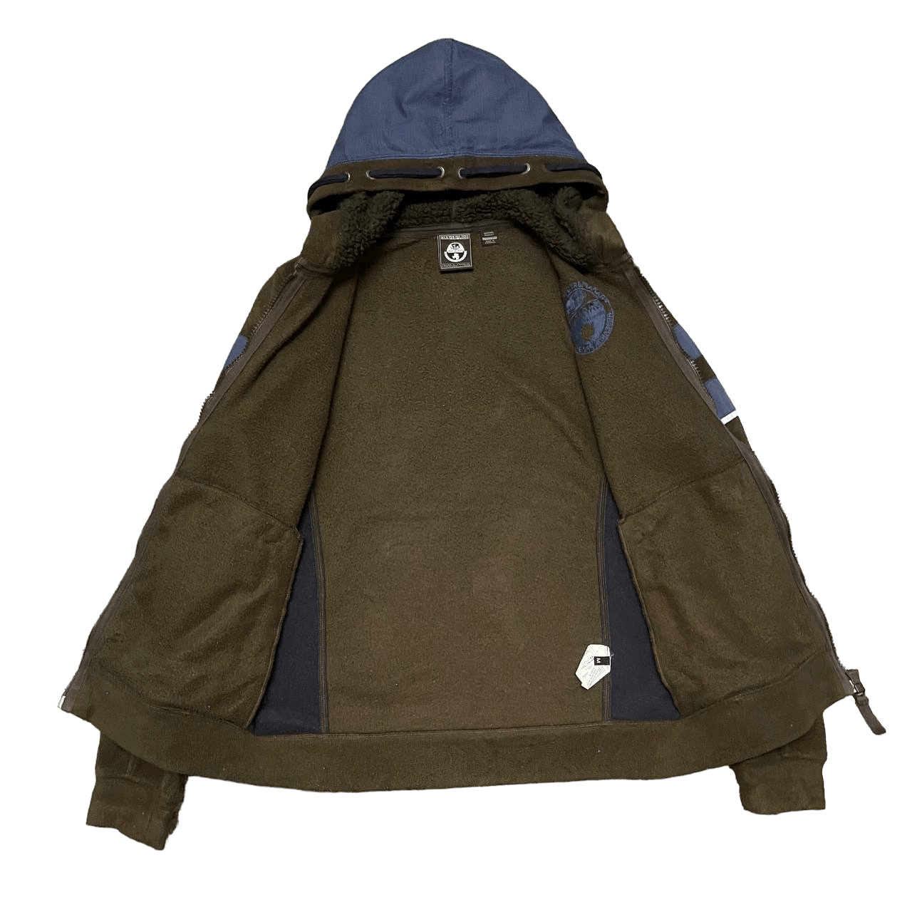 Napapijri Vintage Napapijri Fleece Hoodie Jacket Size US M / EU 48-50 / 2 - 7 Thumbnail