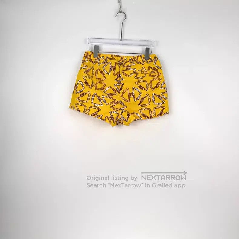 Hermes Hermes Yellow Drawstring Shorts Size 25" / US 0 / IT 36 - 4 Thumbnail