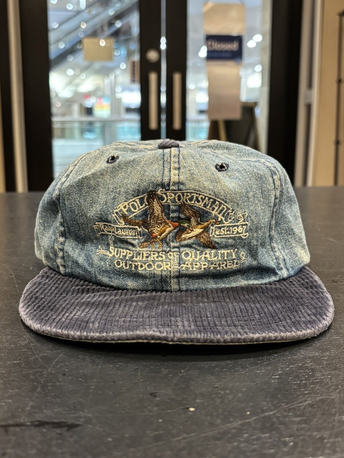 Polo Ralph Lauren Polo Ralph Lauren Denim Sportsman Hat Size ONE SIZE - 1 Thumbnail