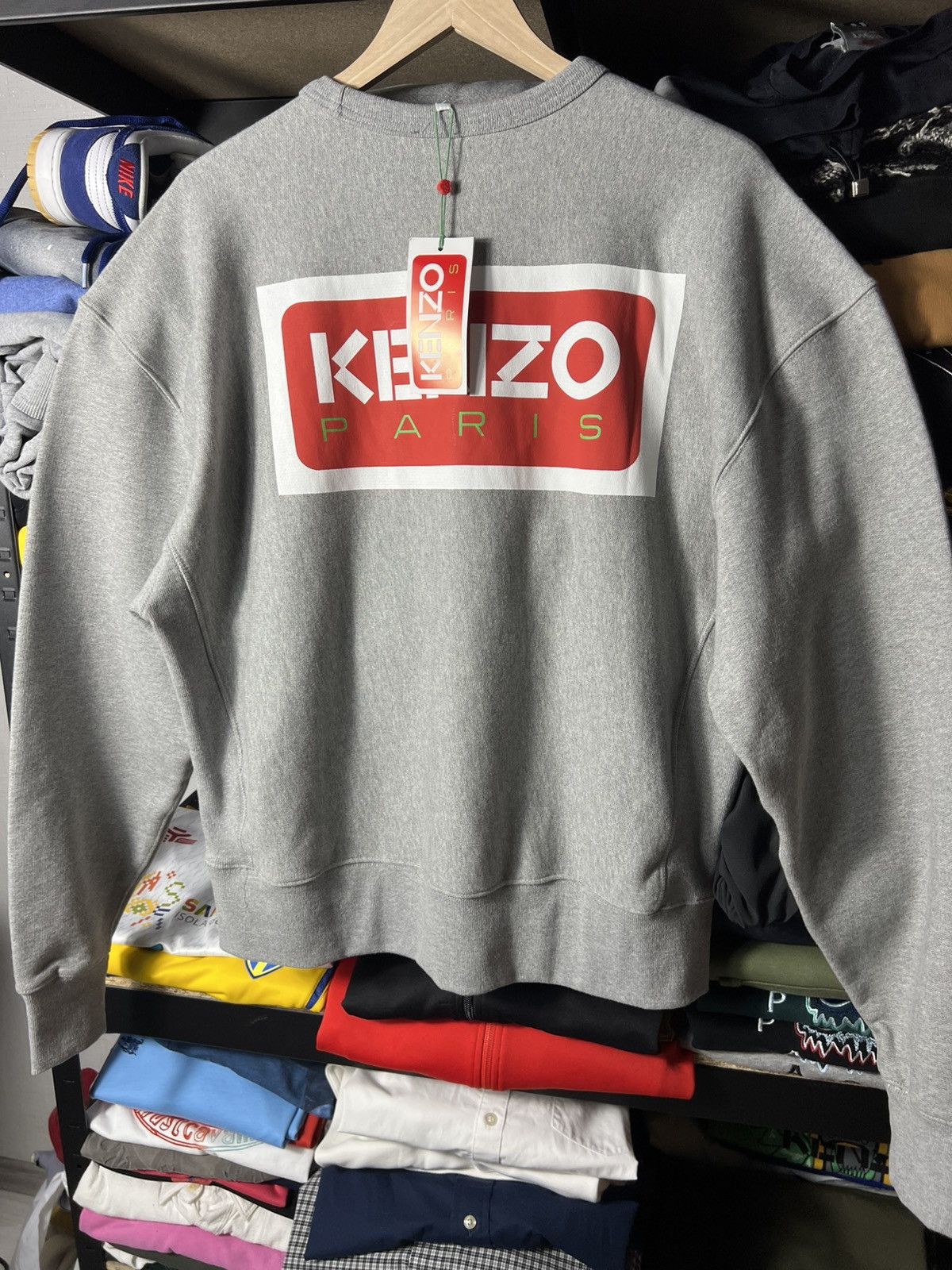 Kenzo 🔥 Kenzo Paris Oversized Sweatshirt — Grey Size S Size US S / EU 44-46 / 1 - 6 Thumbnail