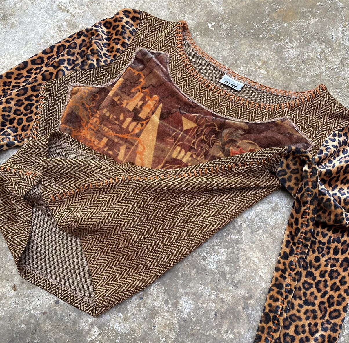 Japanese Brand Amour by love USA patchwork y2k top Size M / US 6-8 / IT 42-44 - 8 Thumbnail