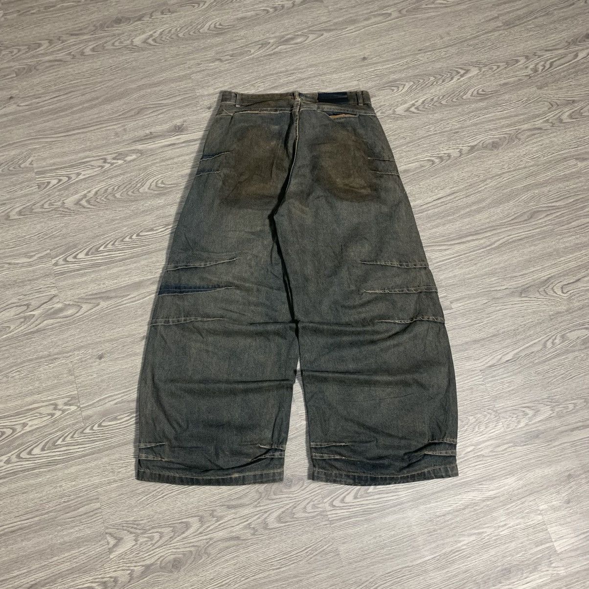 Japanese Brand BADCHOICE BAGGY JEANS BULL SHARK SILOUTE Size US 32 / EU 48 - 6 Thumbnail