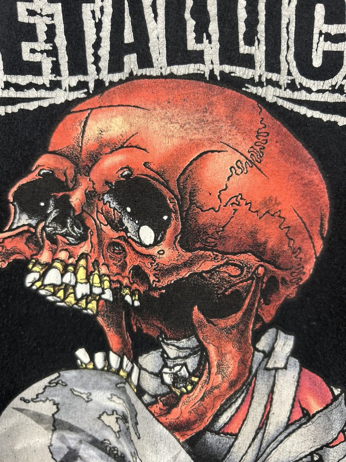 Band Tees Vtg 2004 Metallica Madly In Anger Concert Tour Black T-Shirt Size US M / EU 48-50 / 2 - 10 Thumbnail